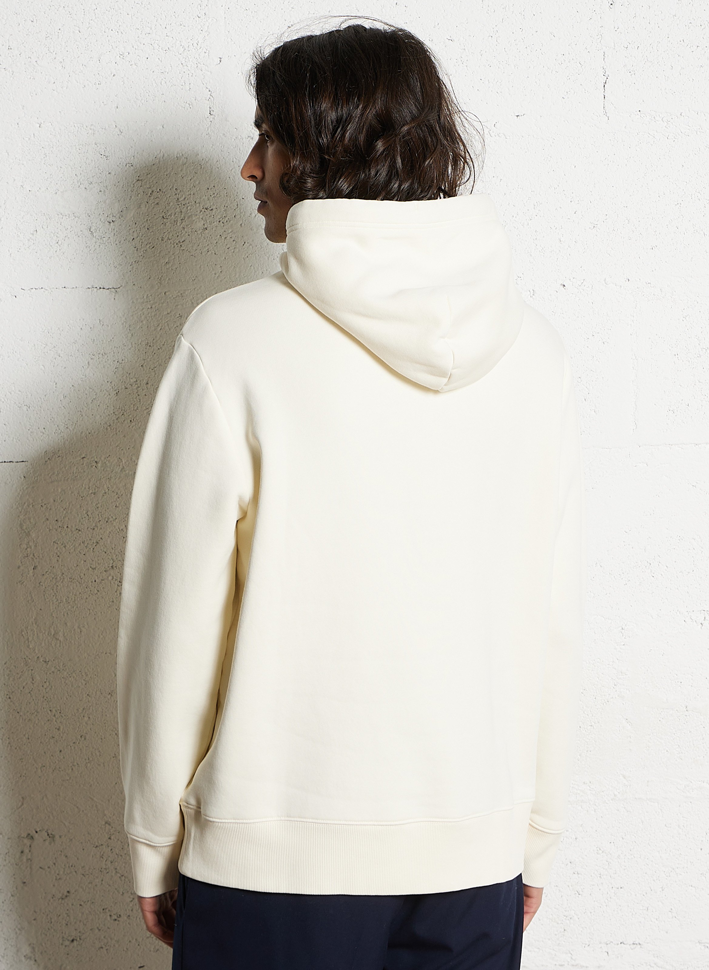 Sweat à capuche en coton mélangé  GANT Beige