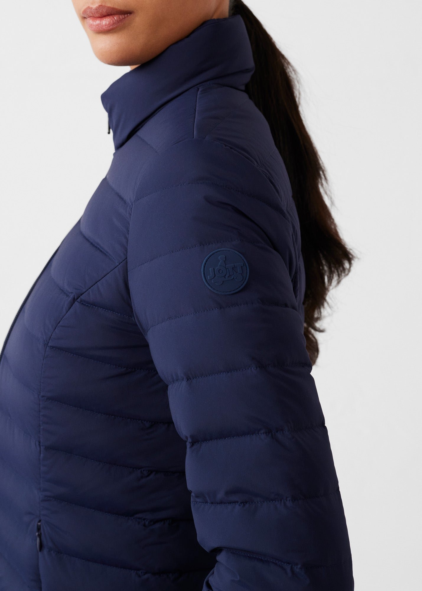 Lightweight stretch down jacket Maia JOTT Blue