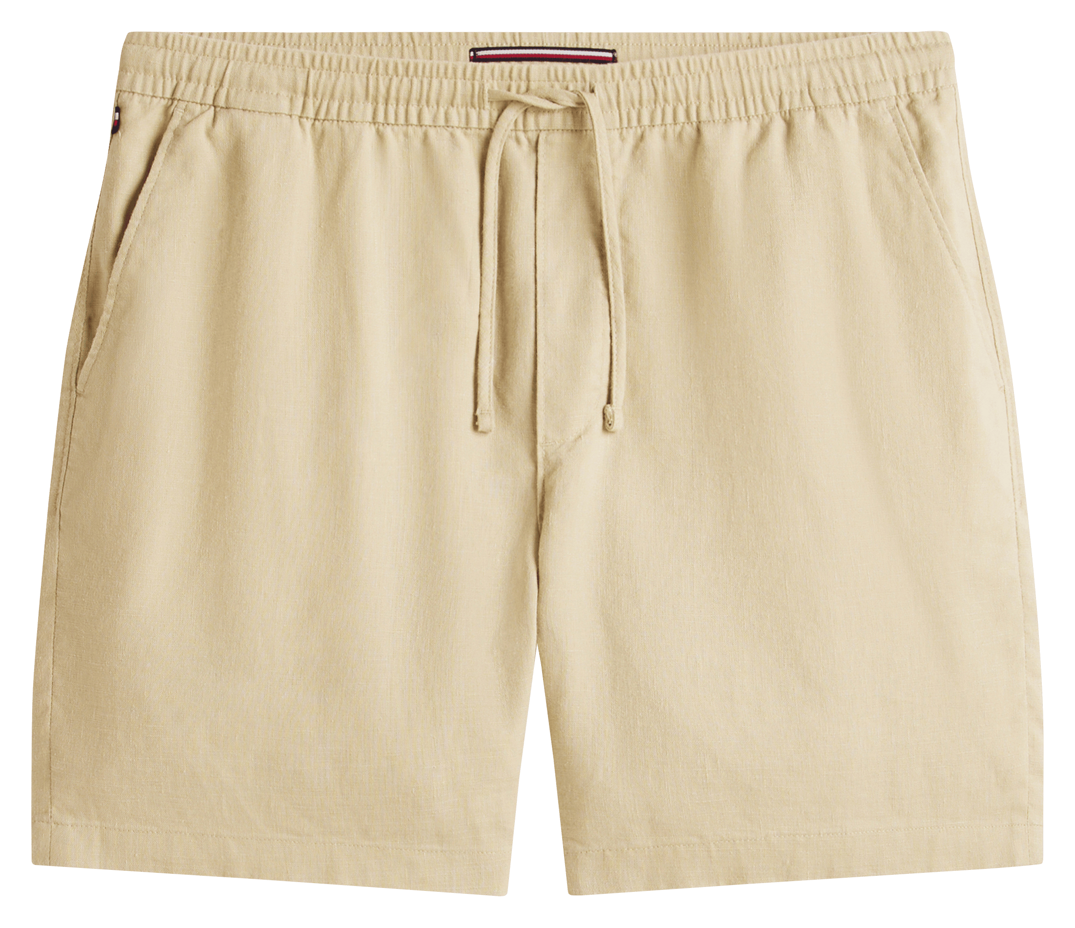 Short droit en lin mélangé TOMMY HILFIGER