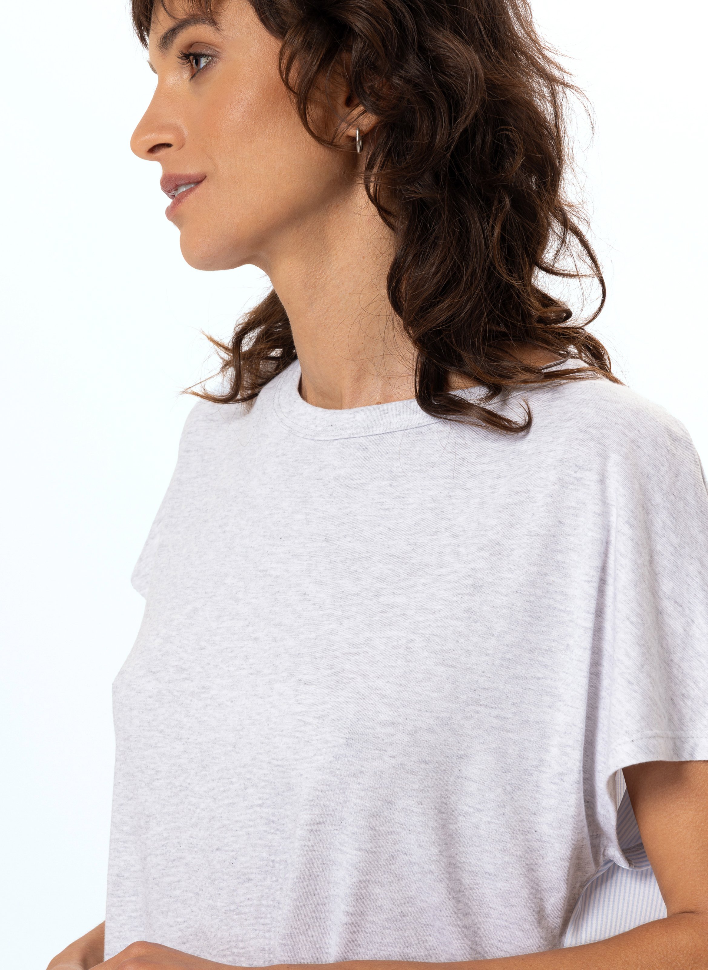 Chemise de nuit en coton modal LE CHAT Multicolore