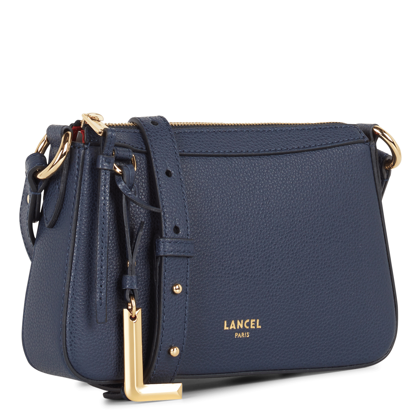 Sac bandoulière en cuir LANCEL Bleu