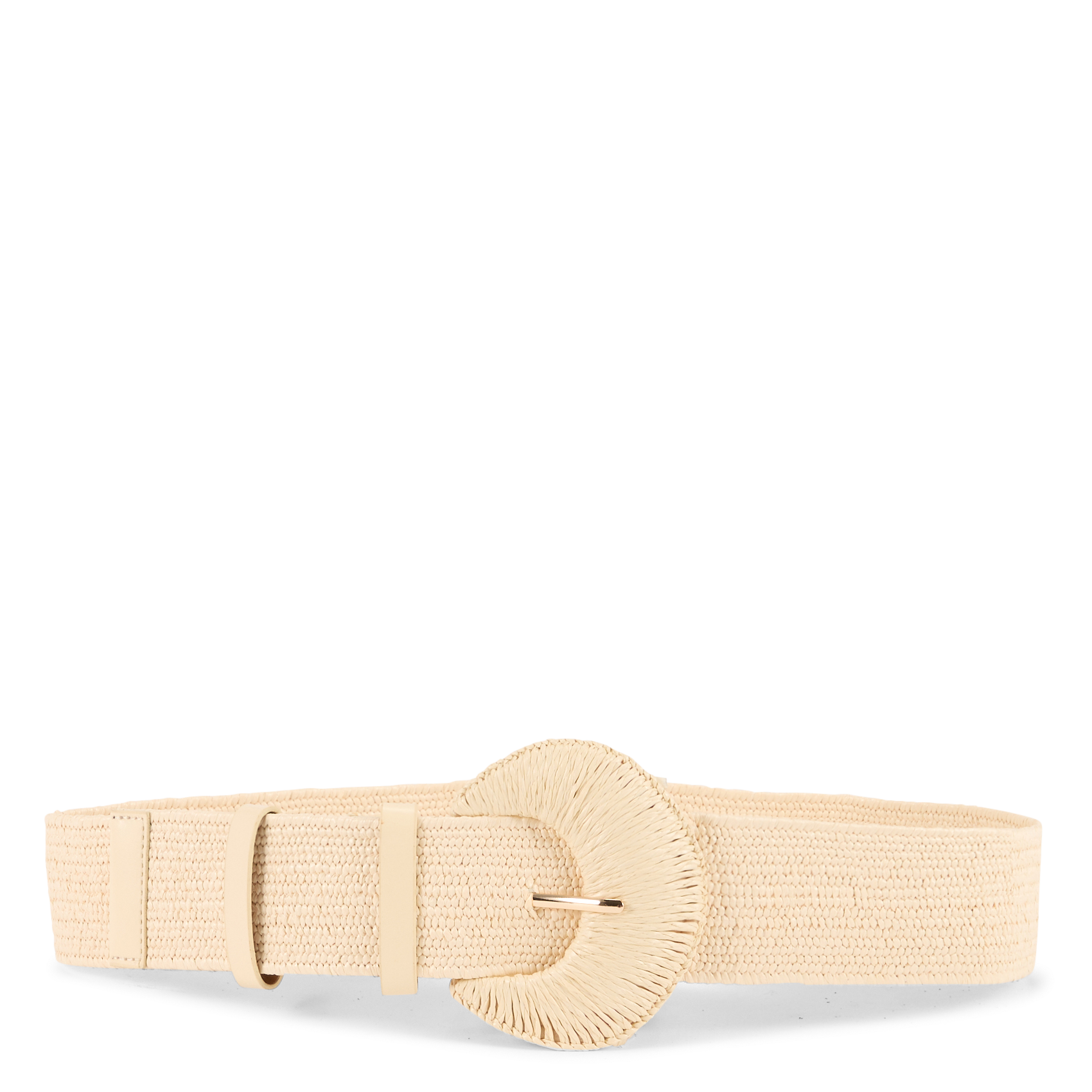 Ceinture large à boucle raphia LA FEE MARABOUTEE