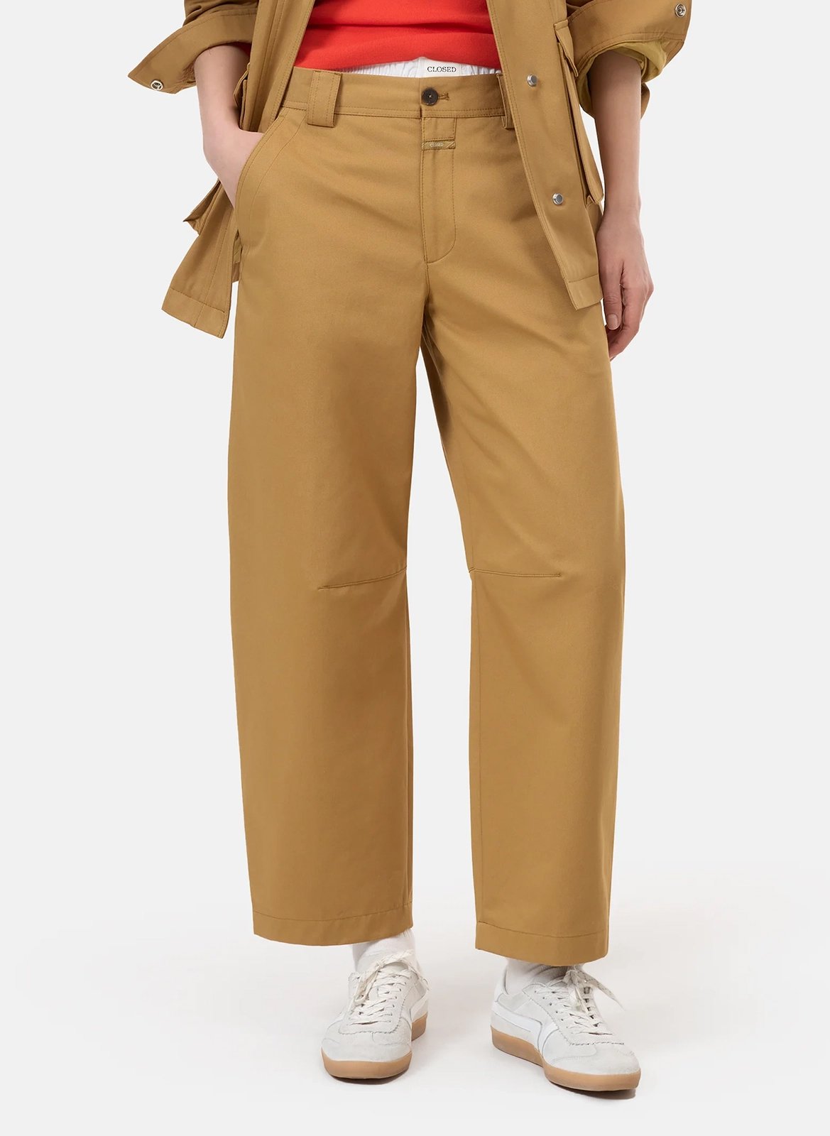 Weit geschnittene Jeans CLOSED Braun