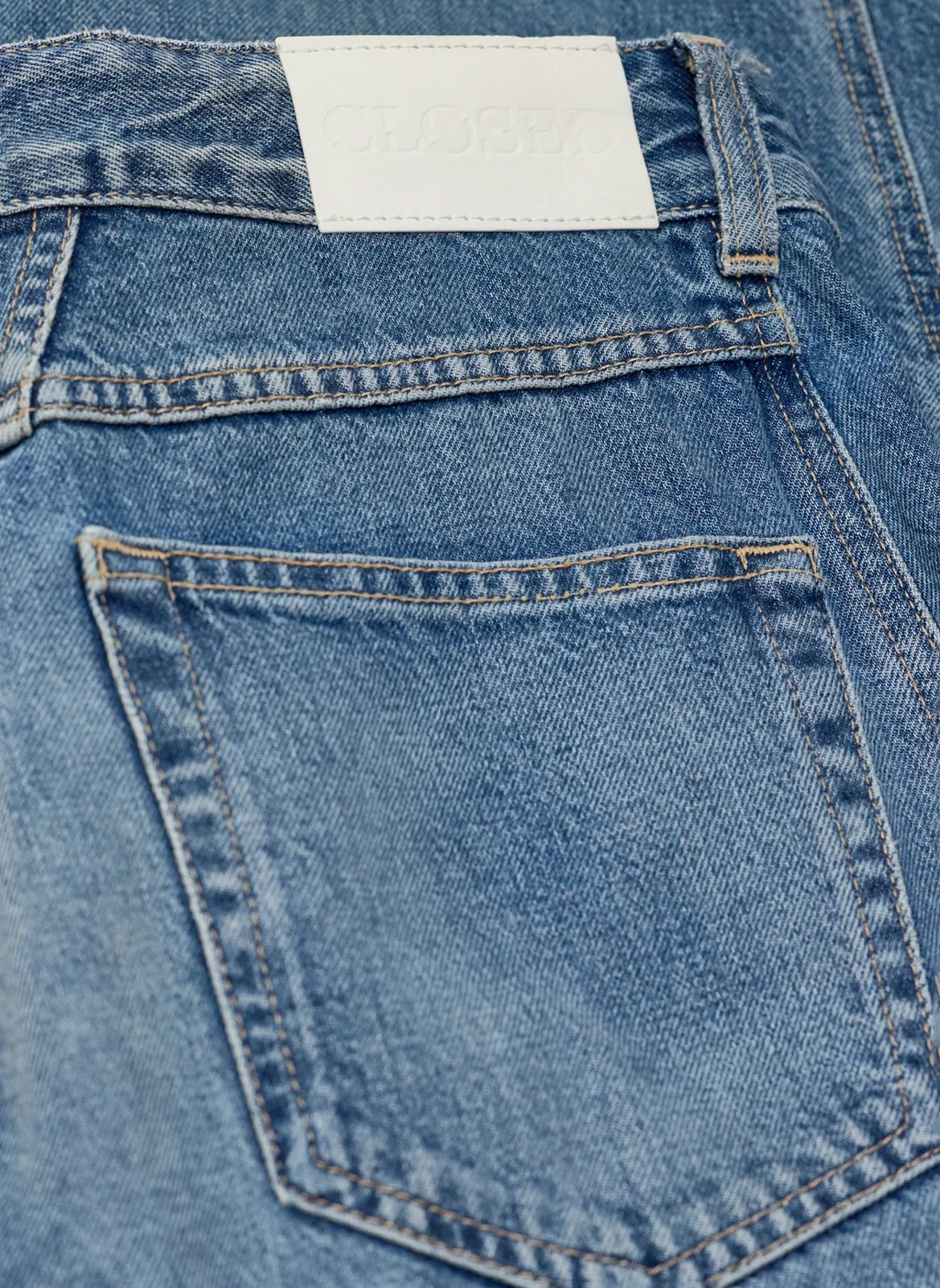 Jean large en coton CLOSED Bleu