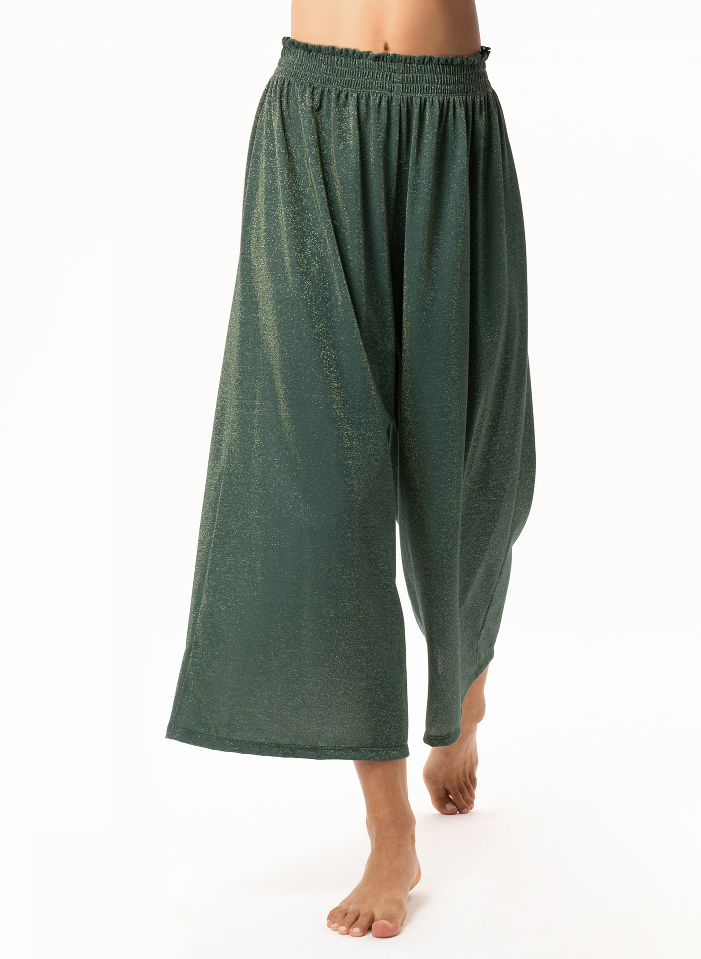 Pantalon en maille lurex LE CHAT Vert