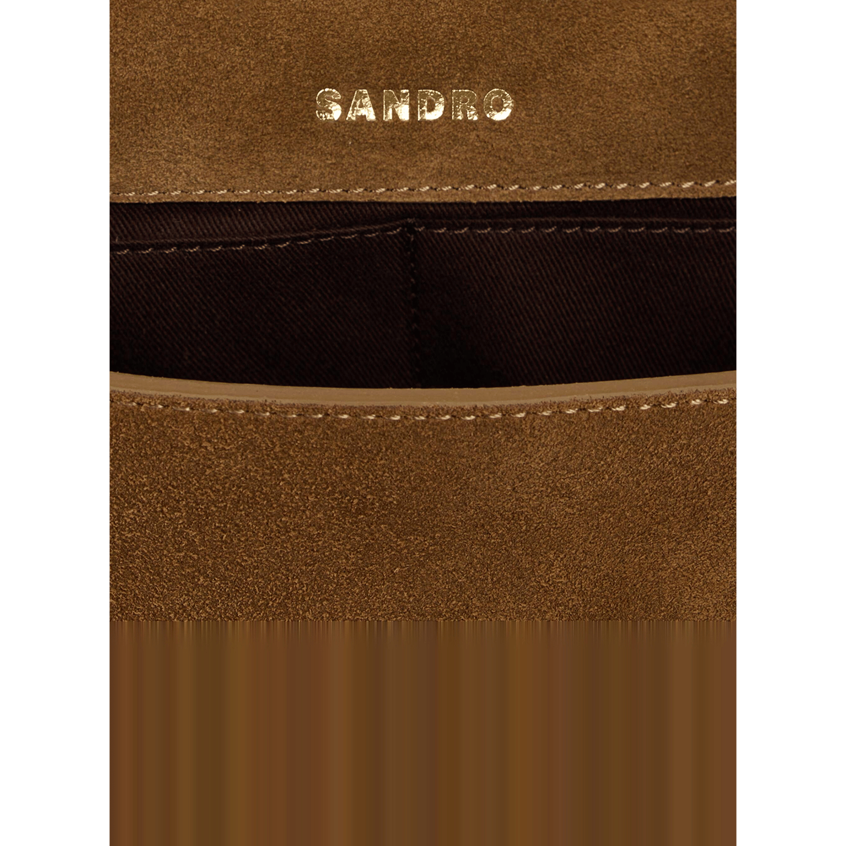 Suède handtas SANDRO Beige