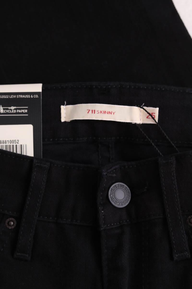 Cropped slim jeans with studs LEVI'S - Seconde main Black