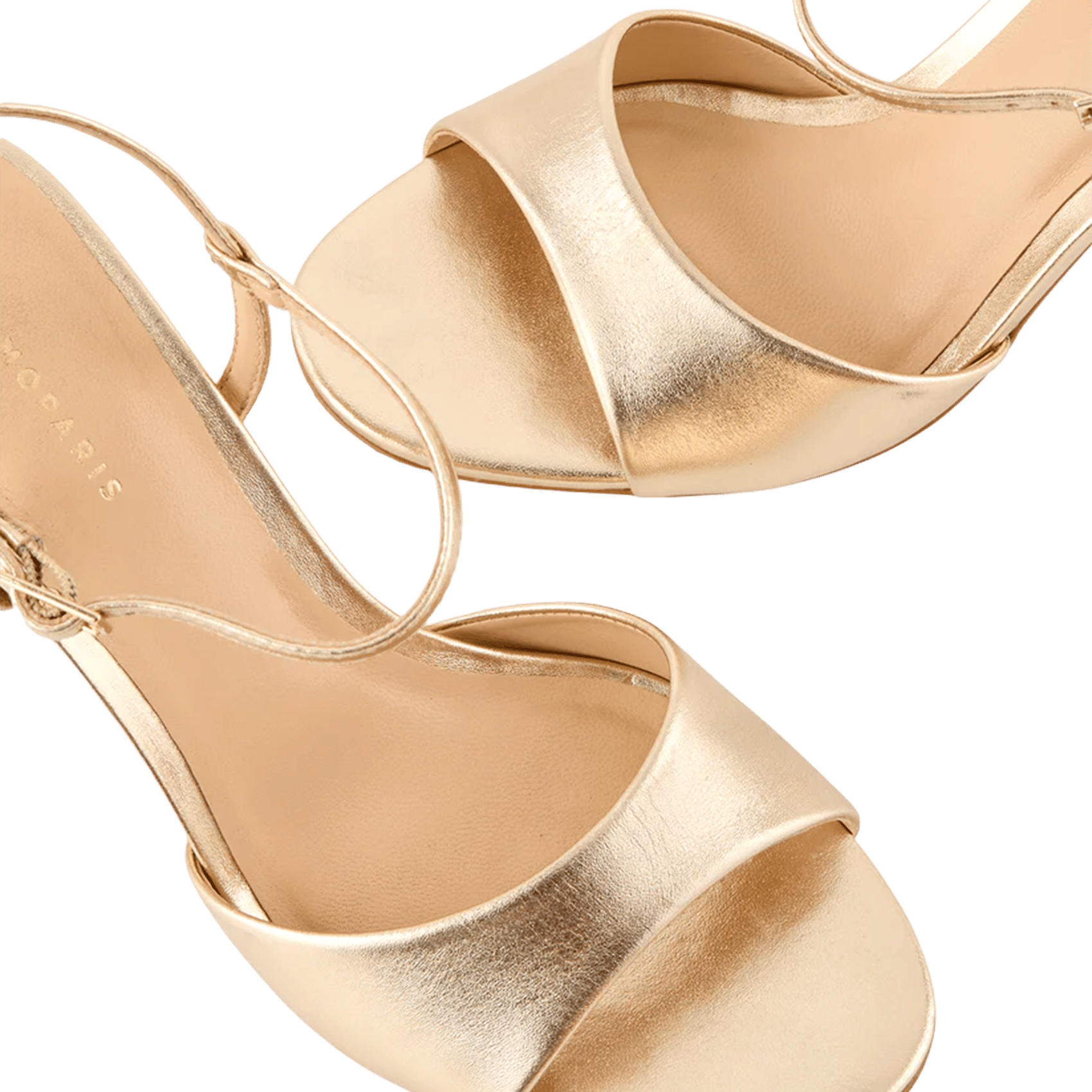Sandalias altas de ante COSMOPARIS Dorado