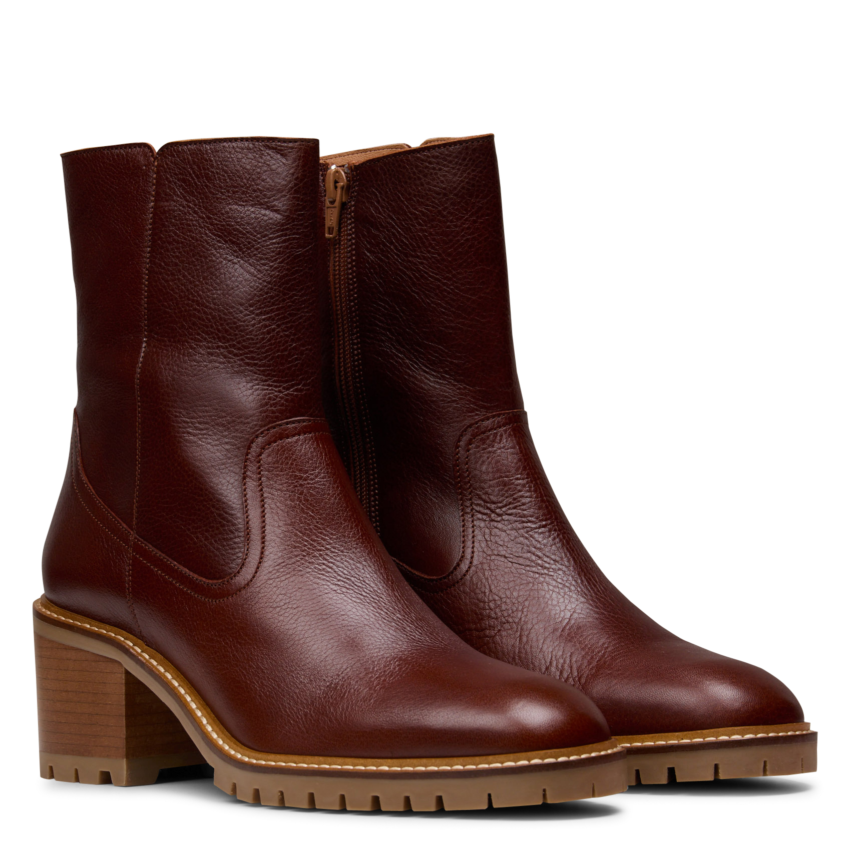 Suede leather ankle boots MELLOW YELLOW Brown