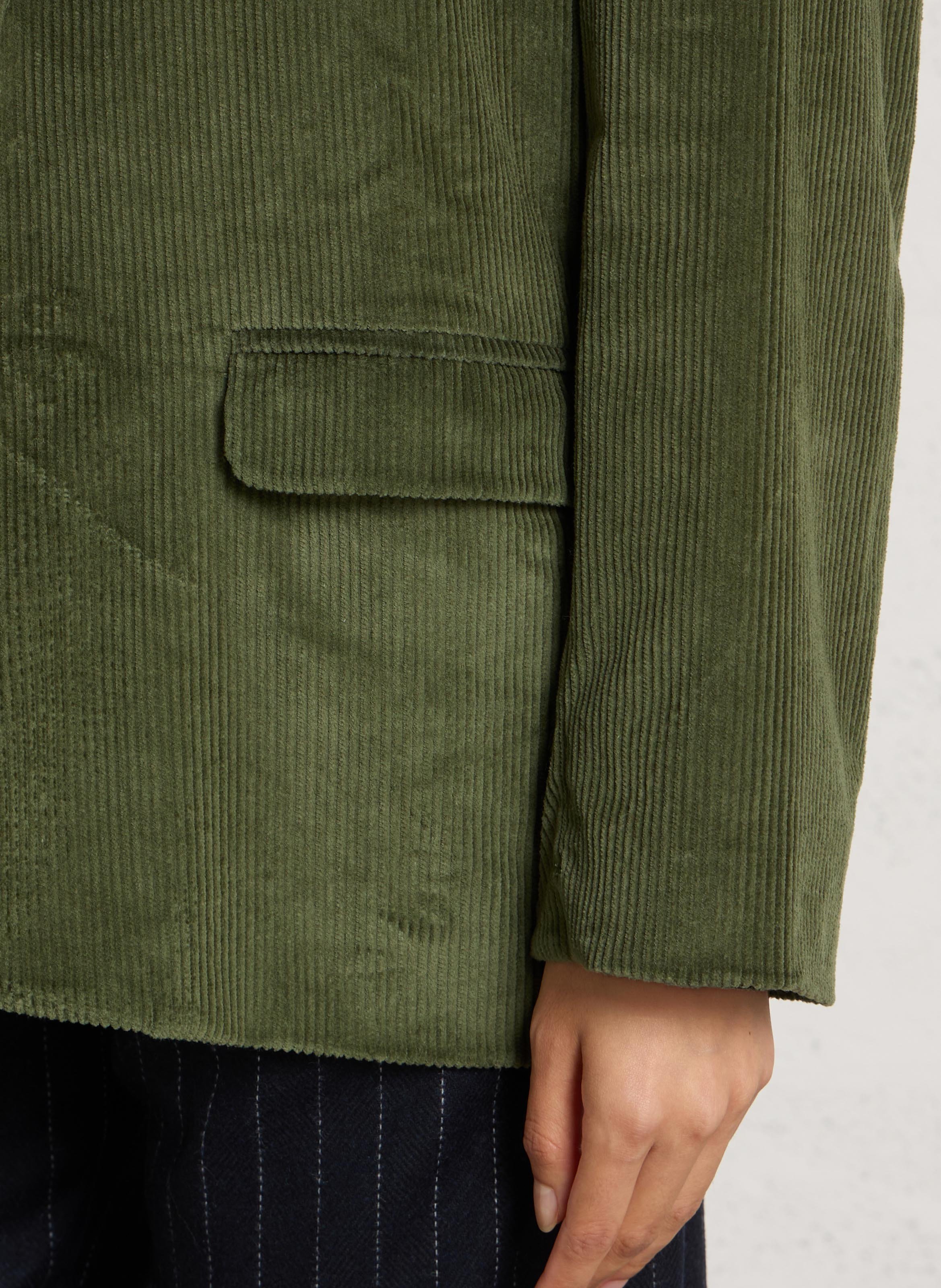 Veste de tailleur en coton mélangé LEON & HARPER Vert