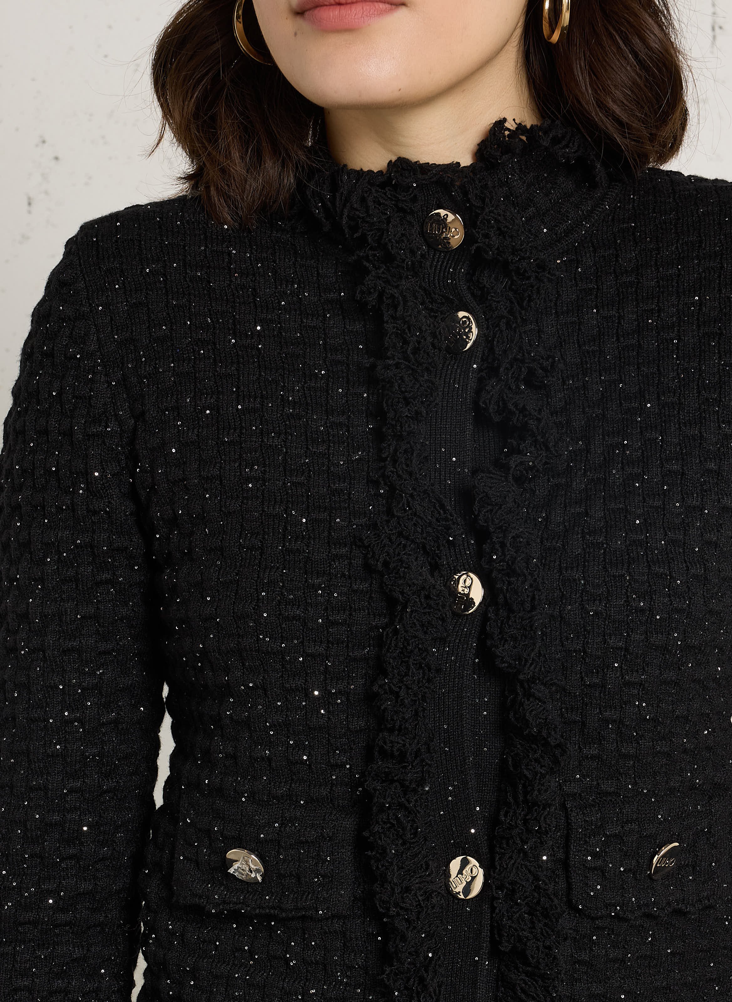 Veste ajustée en tweed  LIU JO Noir