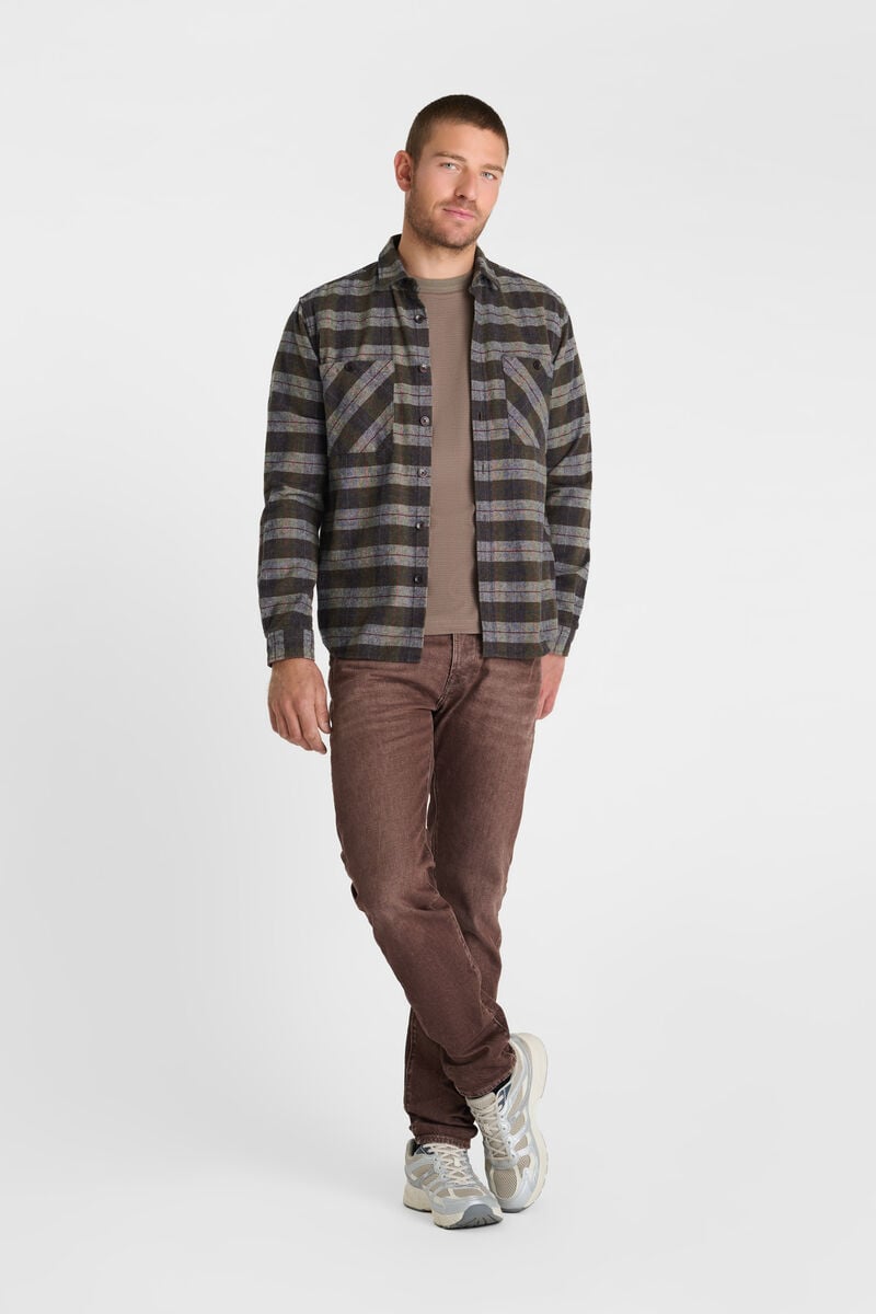 Buttoned shirt LE TEMPS DES CERISES Brown