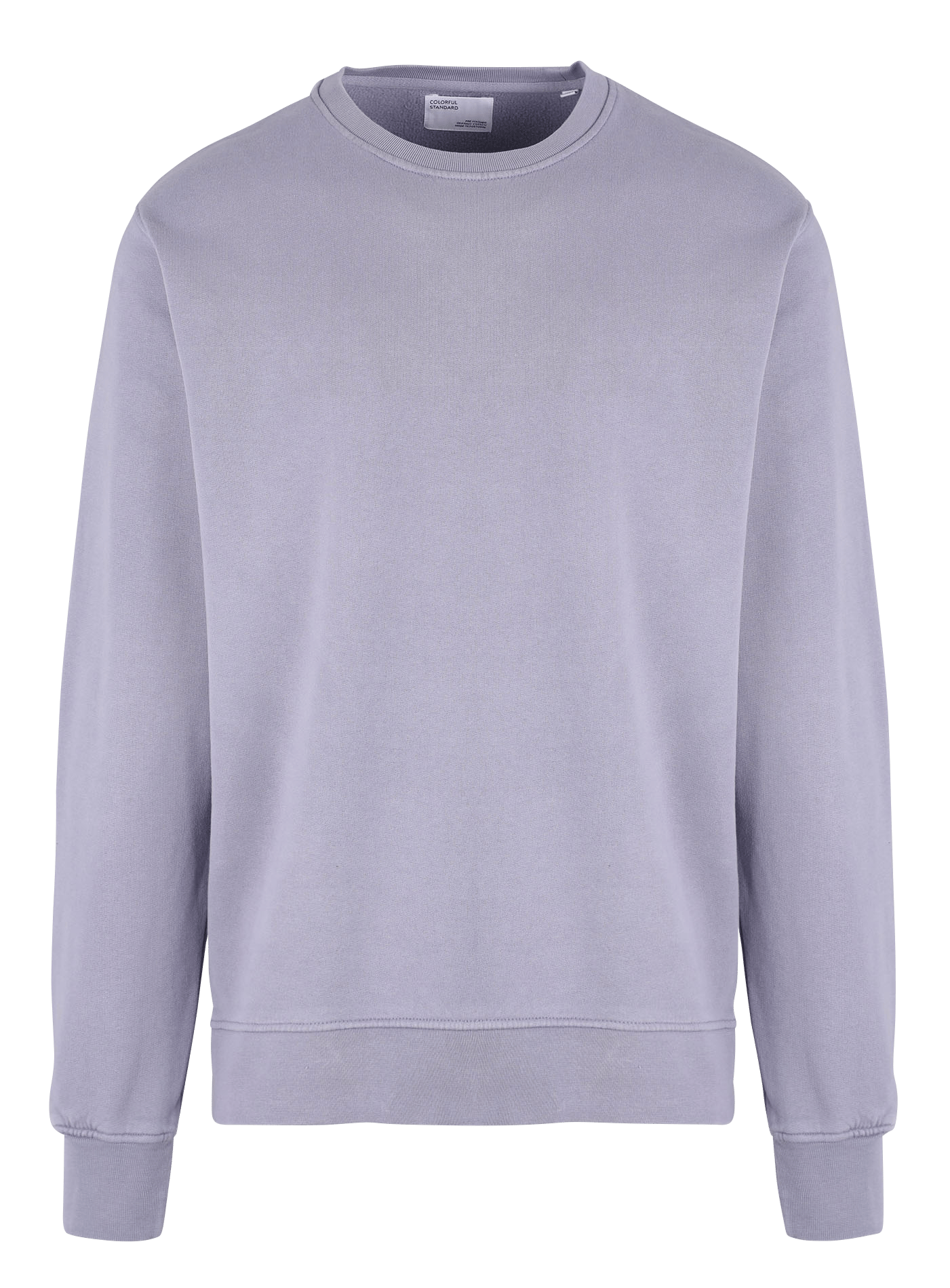 Sweat col rond regular-fit en coton bio VioletCOLORFUL STANDARD