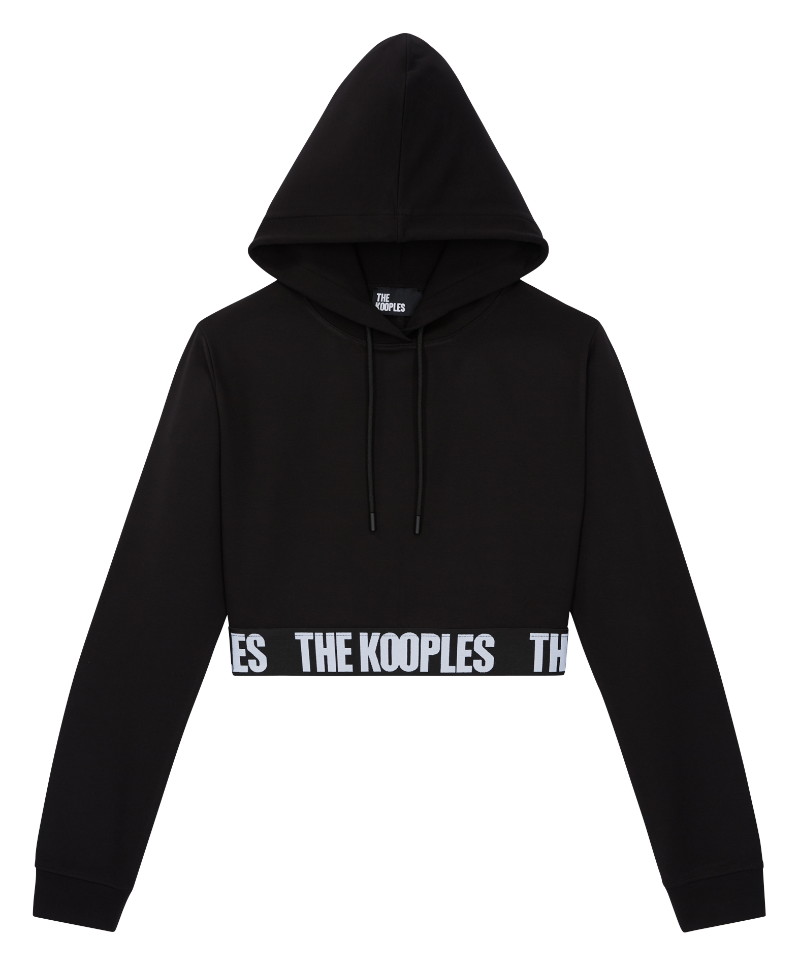Sweatshirt à capuche et logo imprimé  THE KOOPLES Noir