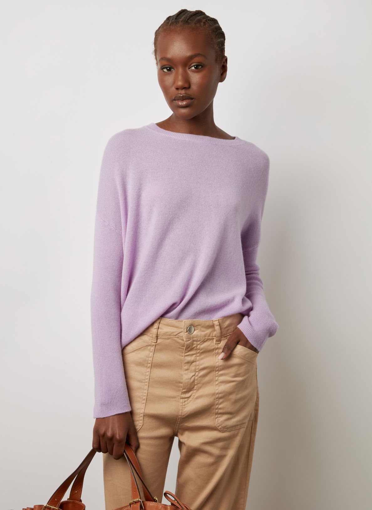 Loose fit cashmere sweater hotsell