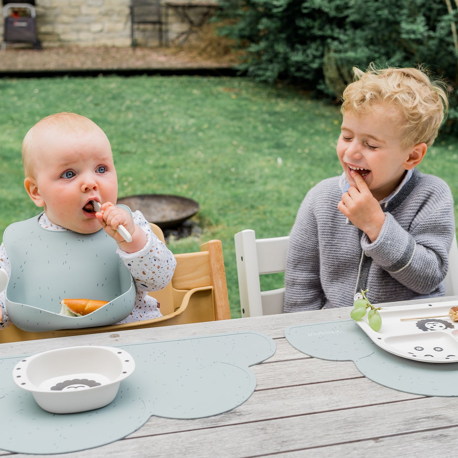 Set de table en forme de nuage en silicone KINDSGUT No Color