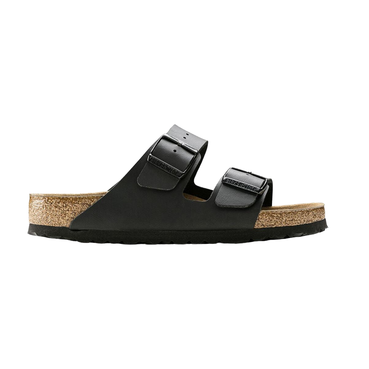 Faux leather sandals BIRKENSTOCK Black