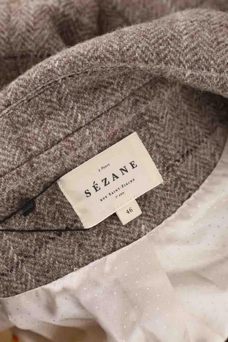 Crinkle dress SEZANE - Seconde main Brown