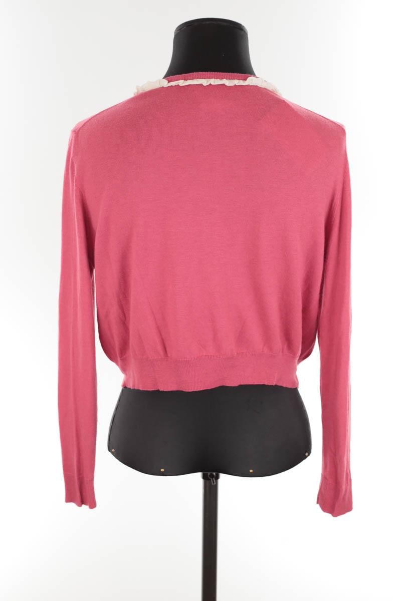 Cotton cardigan AGNES B. - Seconde Main Pink
