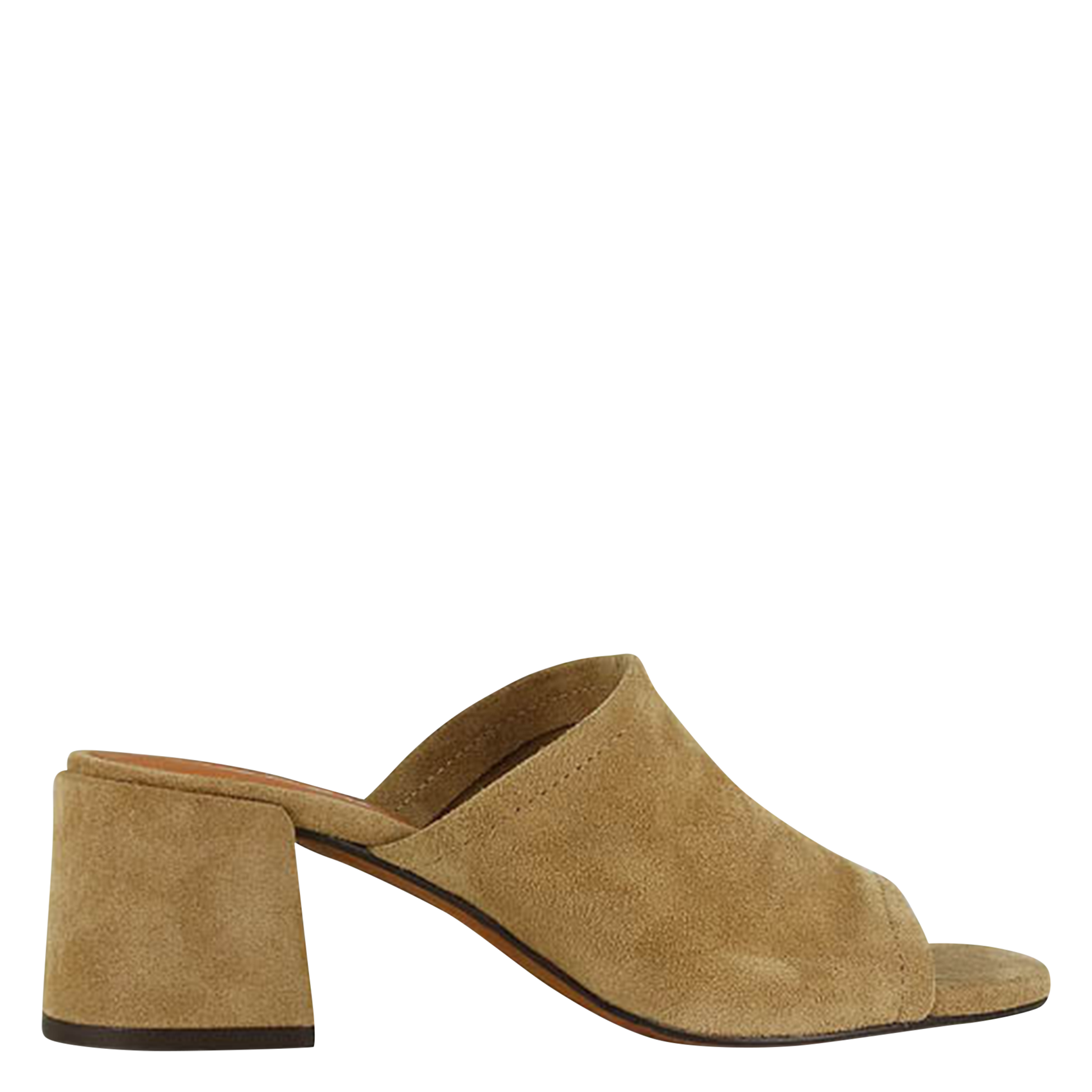 Sandales en cuir velours JONAK Marron