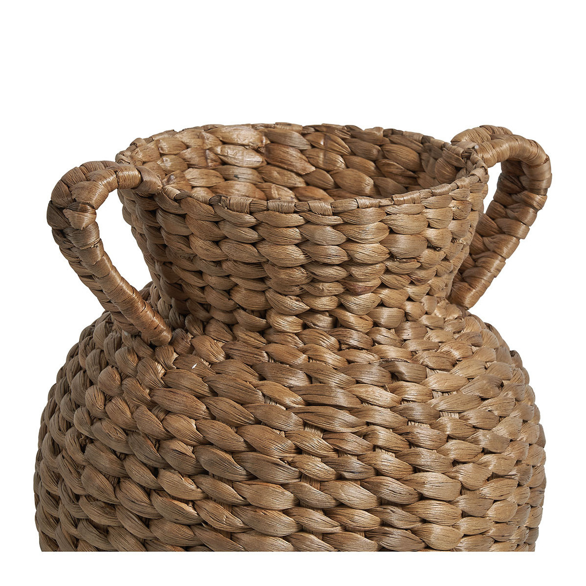 Decorative amphora vase with wicker oasis BLANC D'IVOIRE No Color