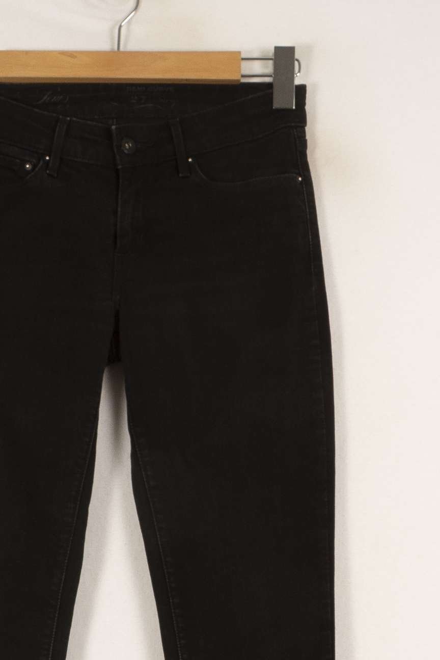 Cropped slim jeans with studs LEVI'S - Seconde main Black