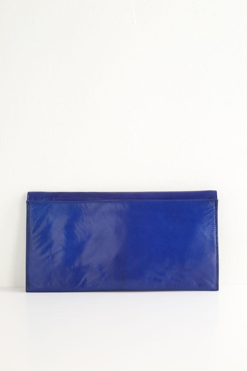 Leather bag CAREL PARIS - Seconde Main Blue
