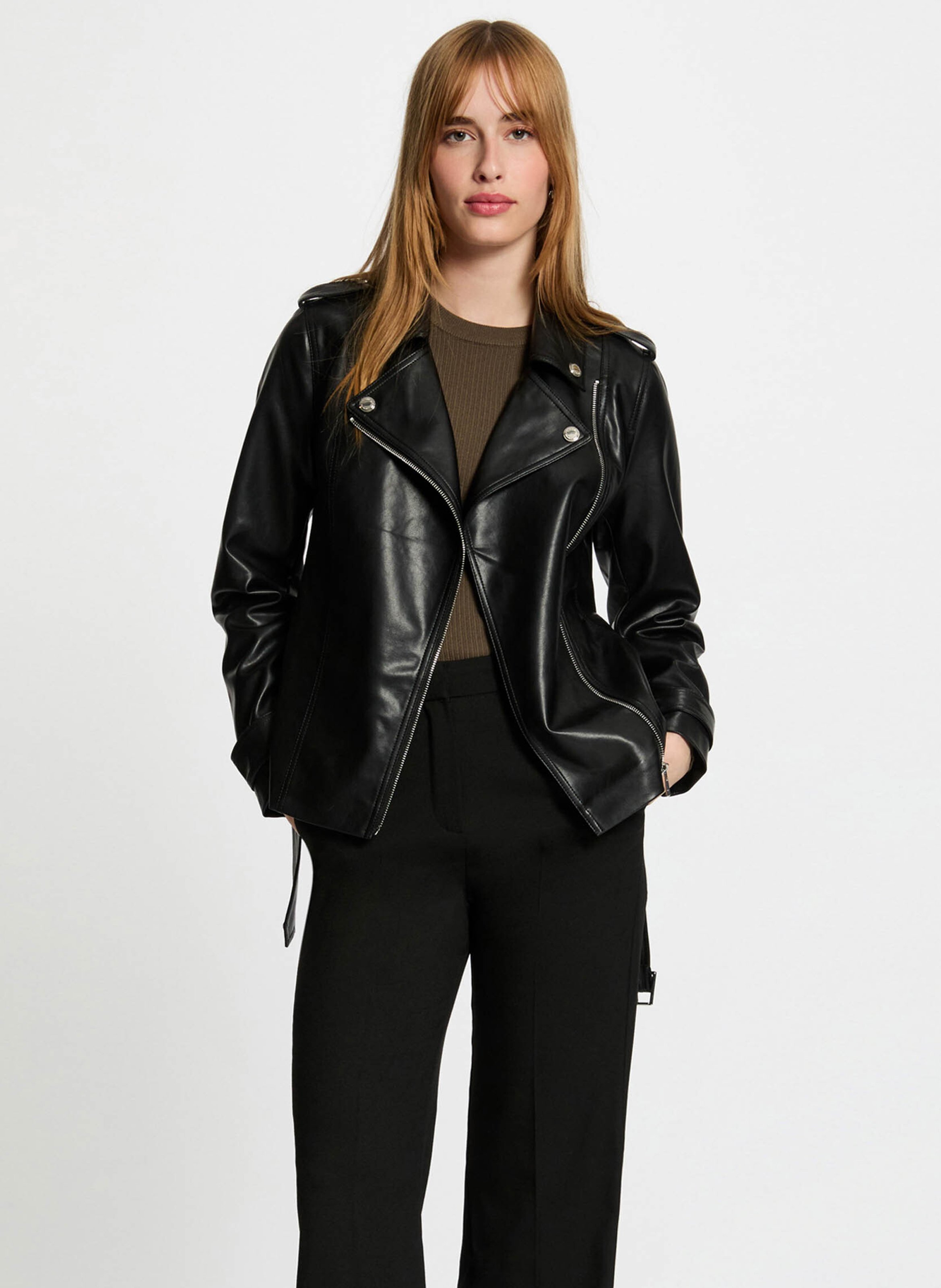 Jack met reverskraag MORGAN Zwart