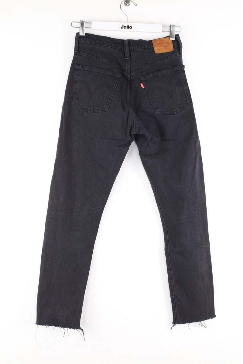 501? straight cotton jeans LEVI'S - Seconde main Black