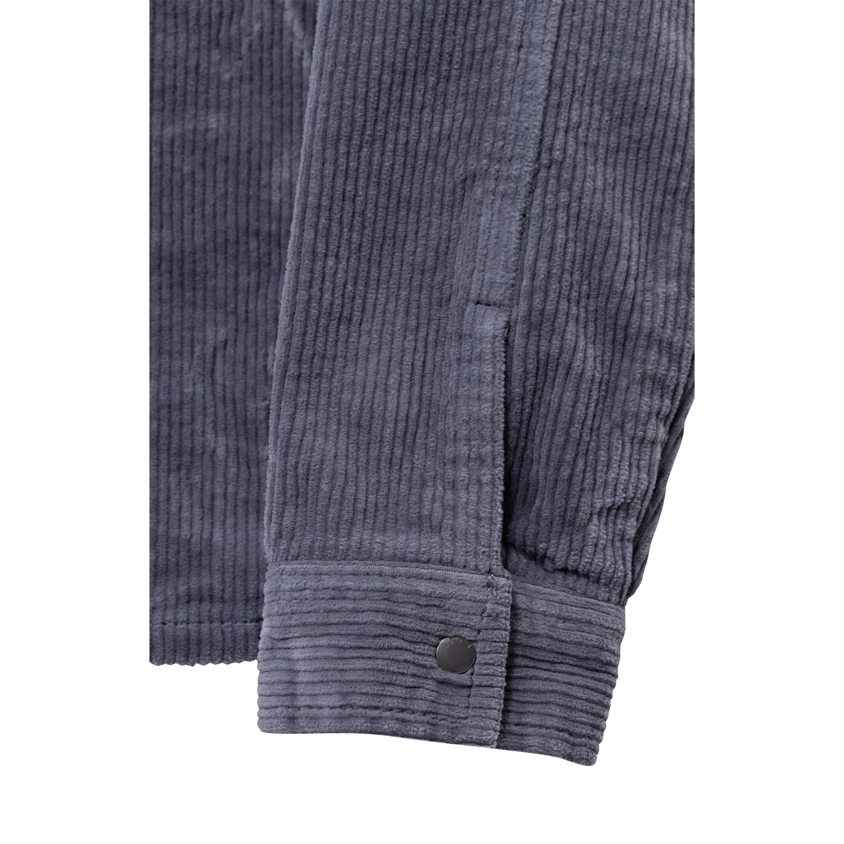 Cotton-blend overshirt with classic collar IKKS JUNIOR Blue