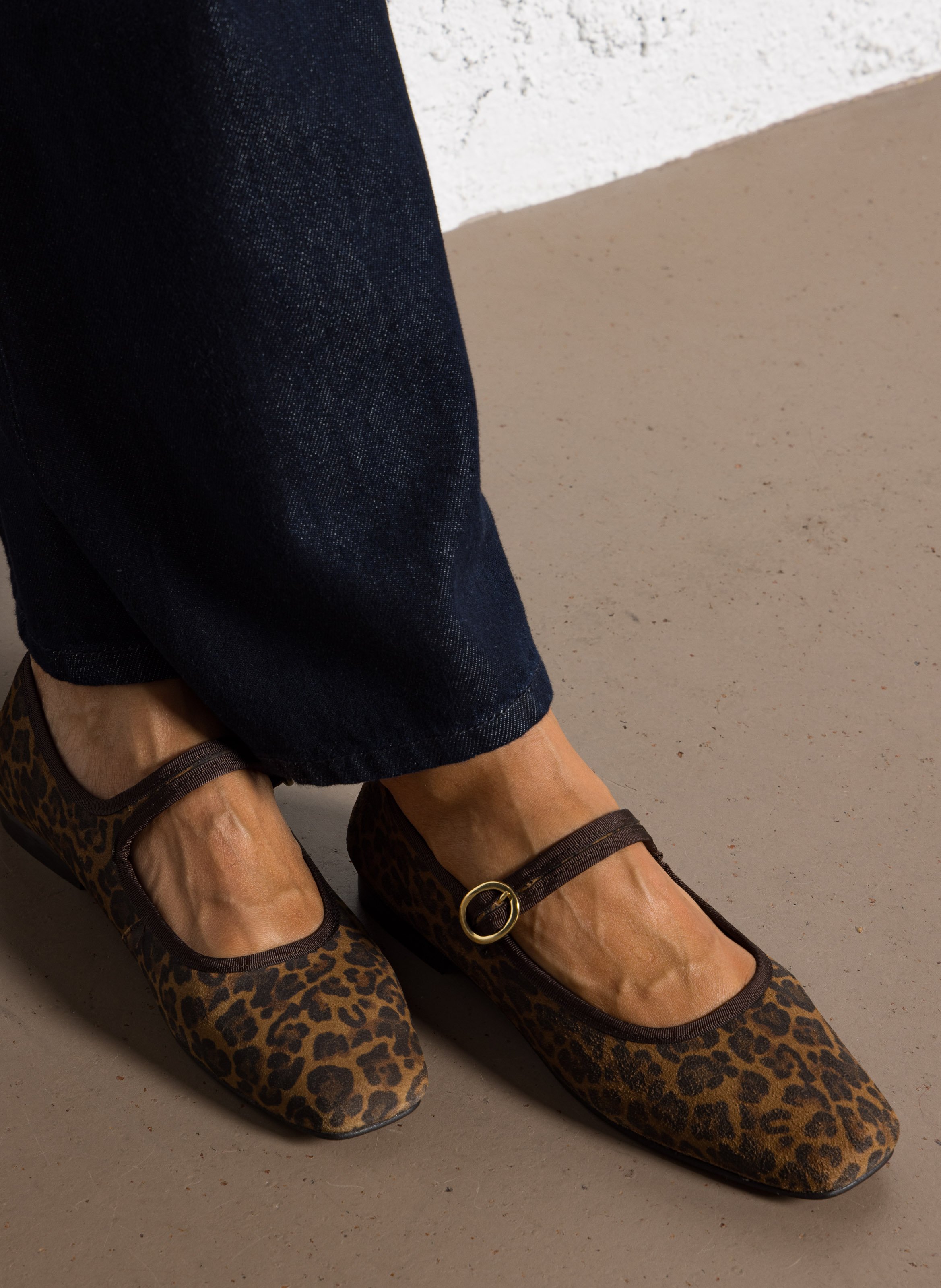 Leren luipaardprint ballerina's MAISON TOUFET Veelkleurig