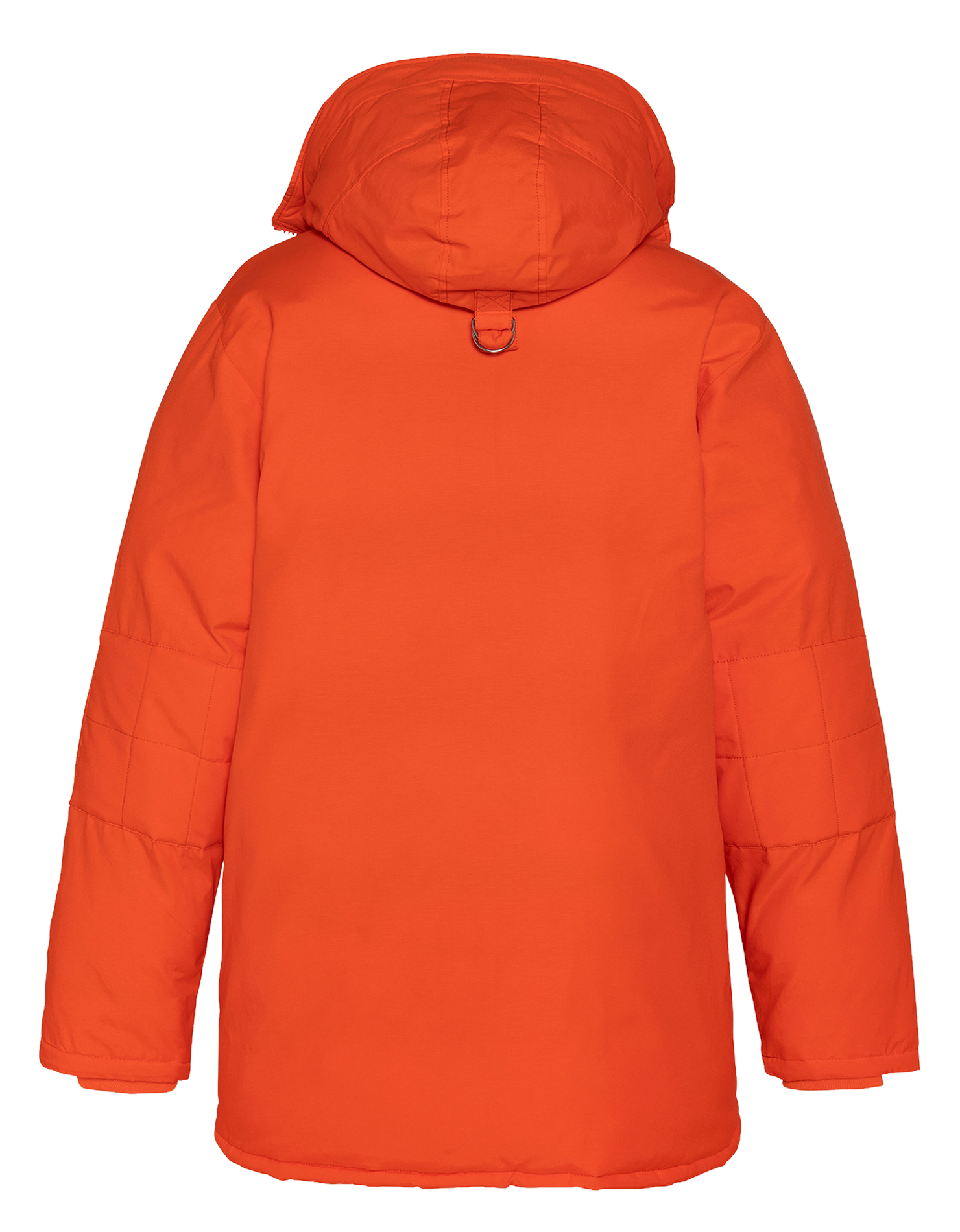 Parka à capuche droite en coton mélangé SCHOTT Orange