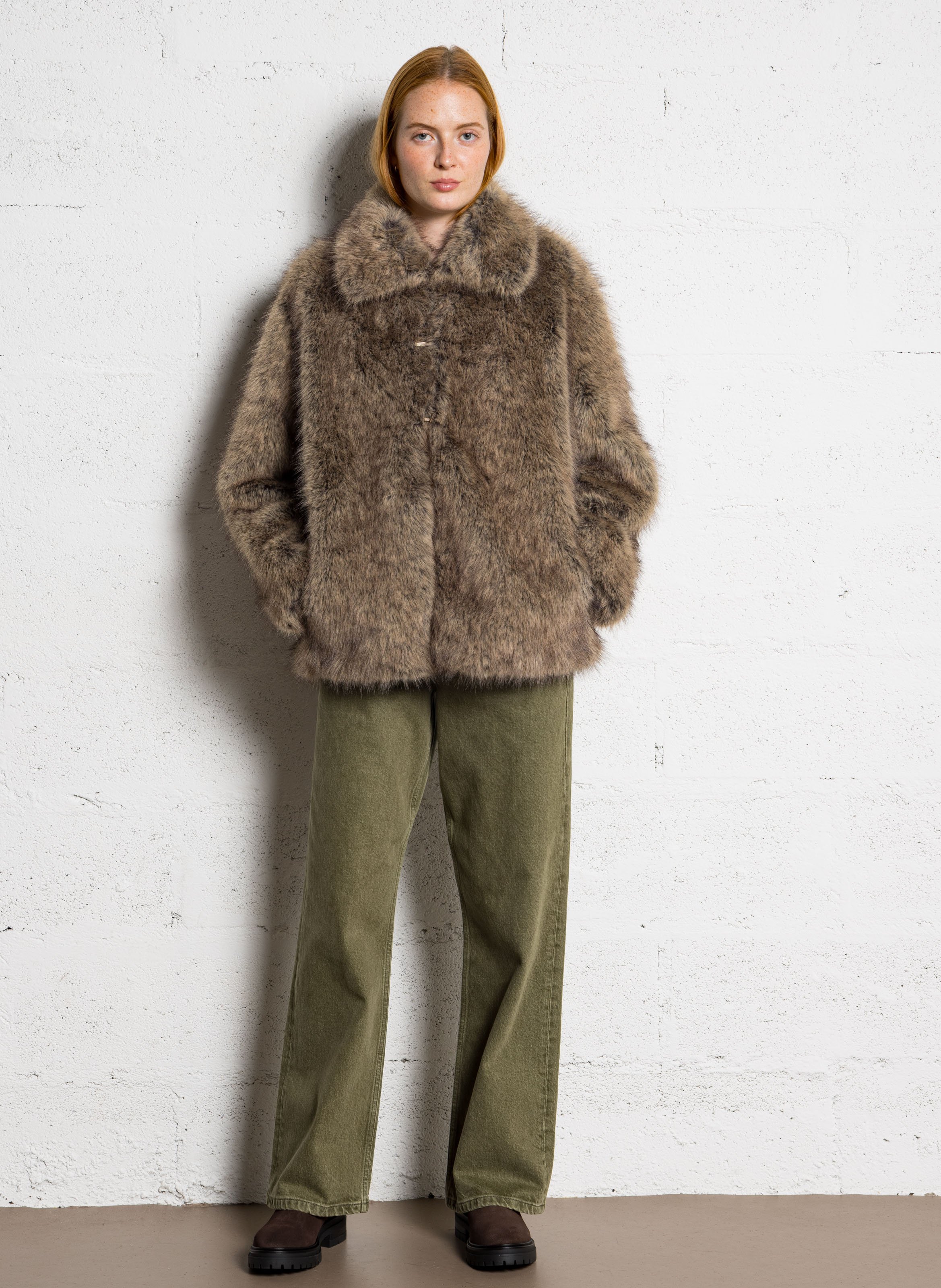 Bottines en cuir velours MELLOW YELLOW Marron