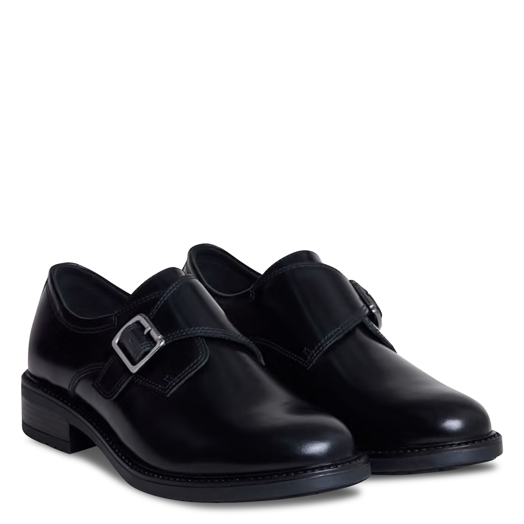 Derby's van leer JONAK Zwart