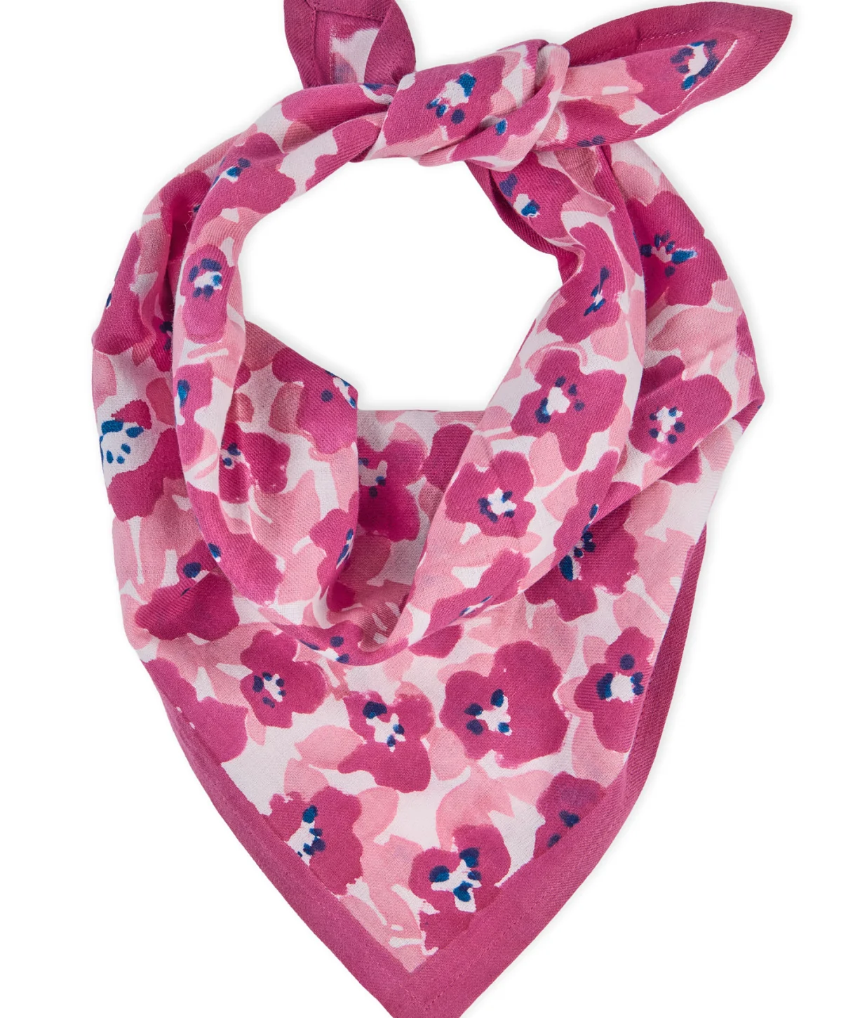 Child&#039;s cotton printed posy scarf BINDI ATELIER Pink