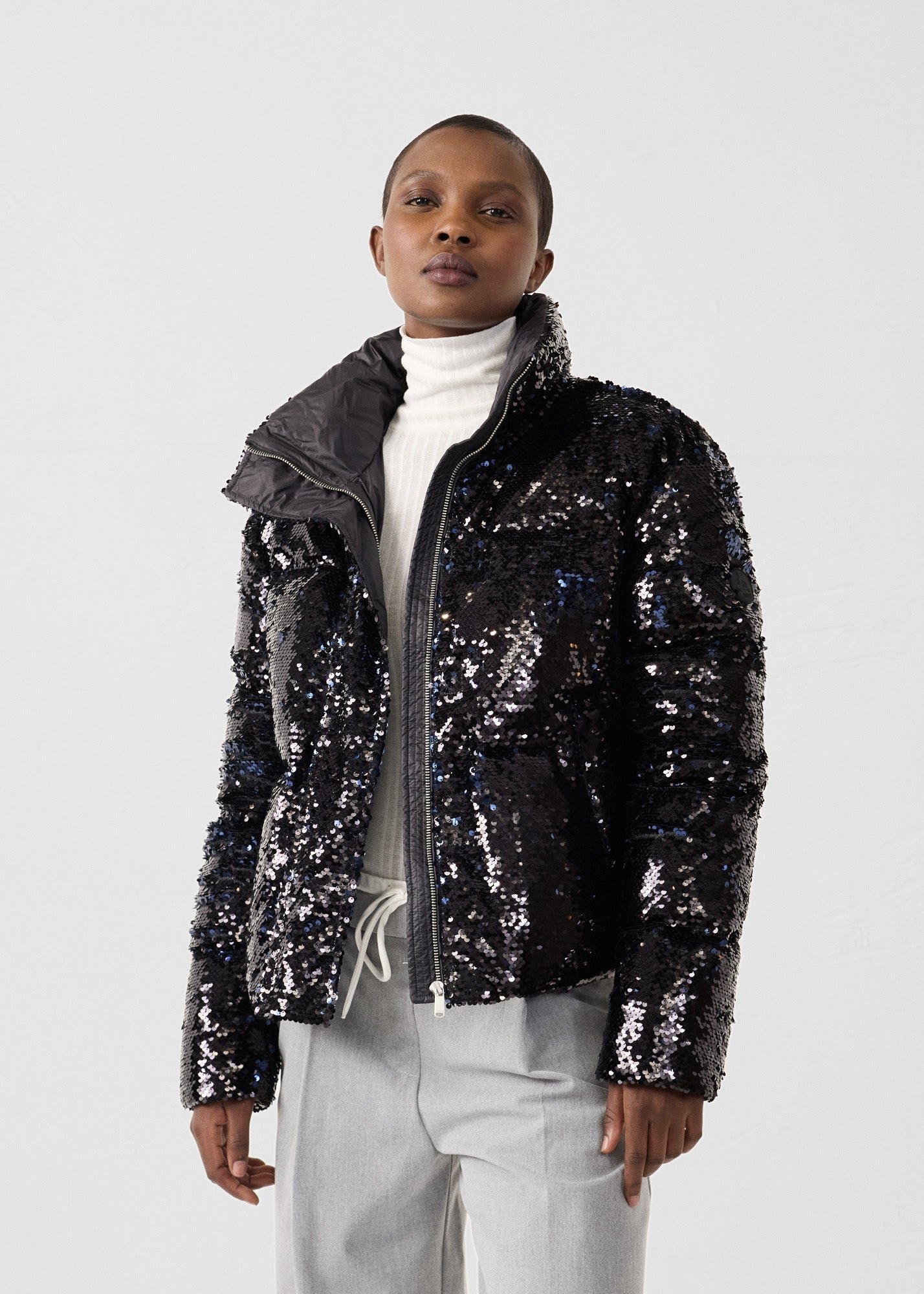 Black sequin jacket/isadora JOTT Black