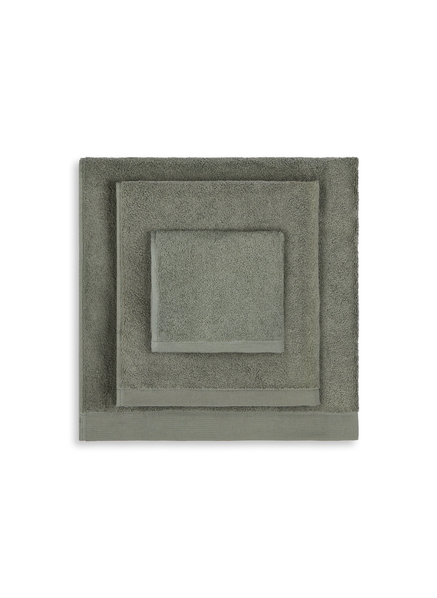 Katoenen badlaken AU PRINTEMPS PARIS MAISON Kaki