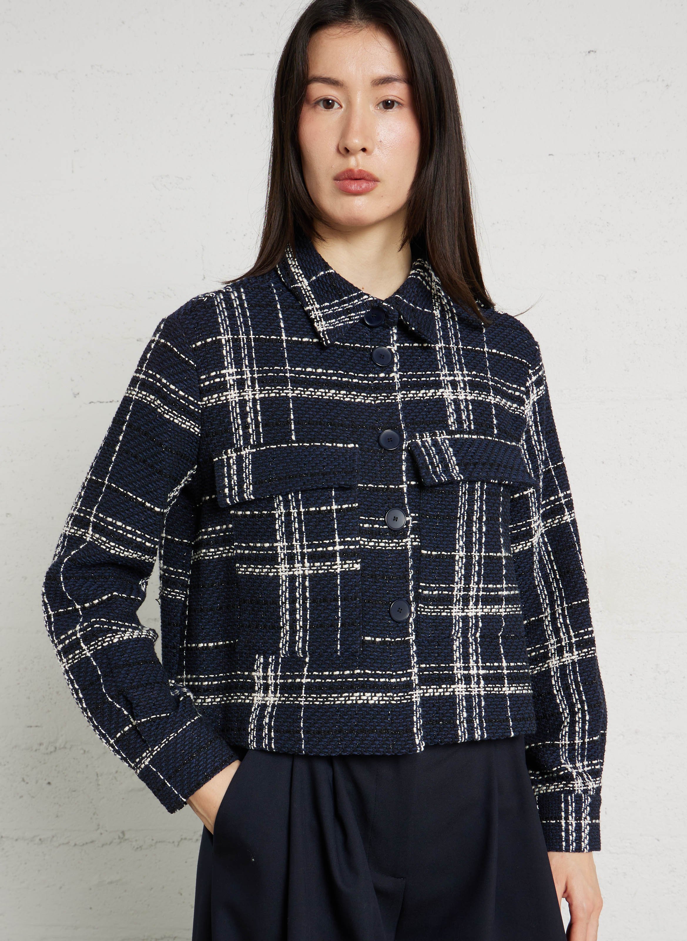 Cotton-blend coat with classic collar PLEASE