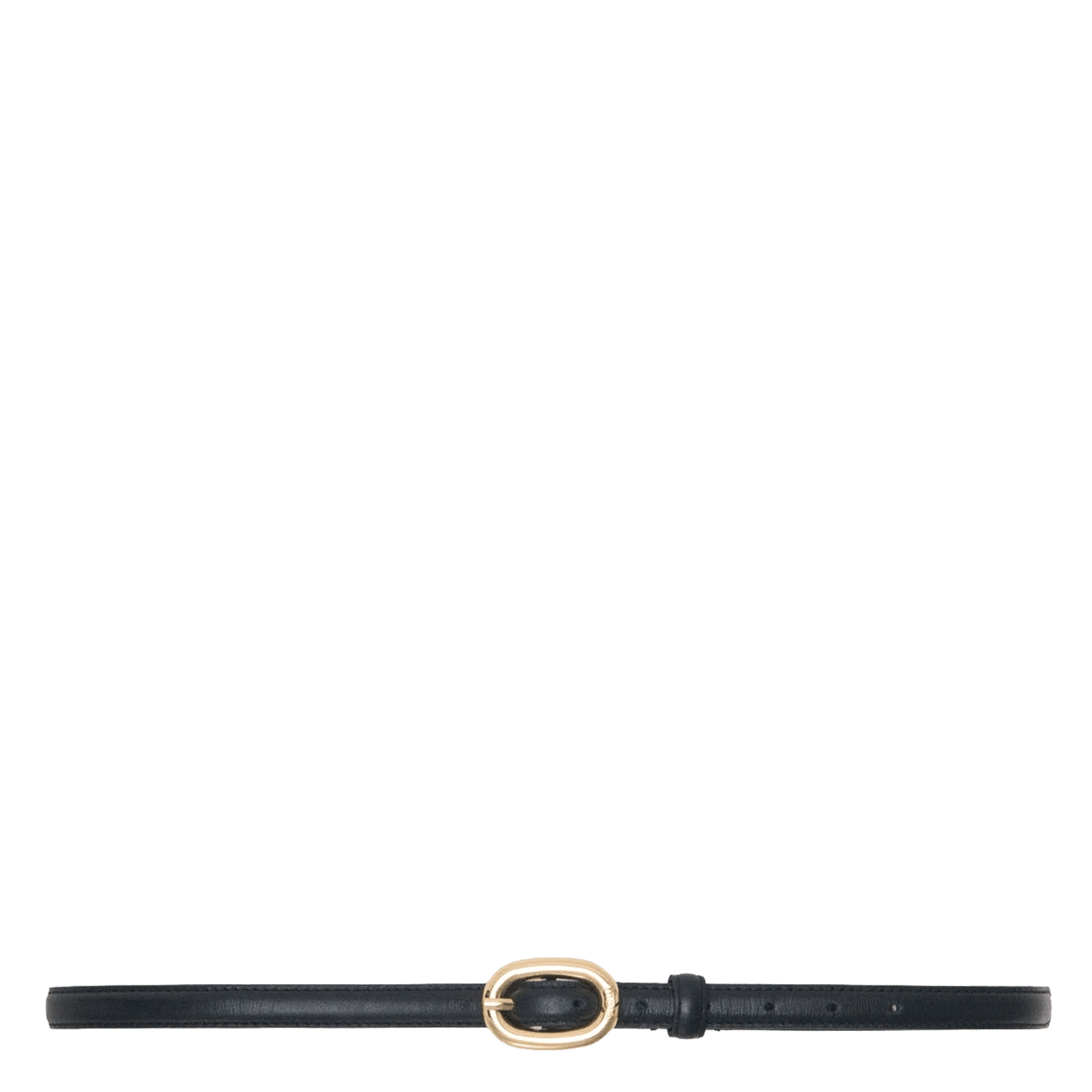 Ceinture en cuir MAJE Noir