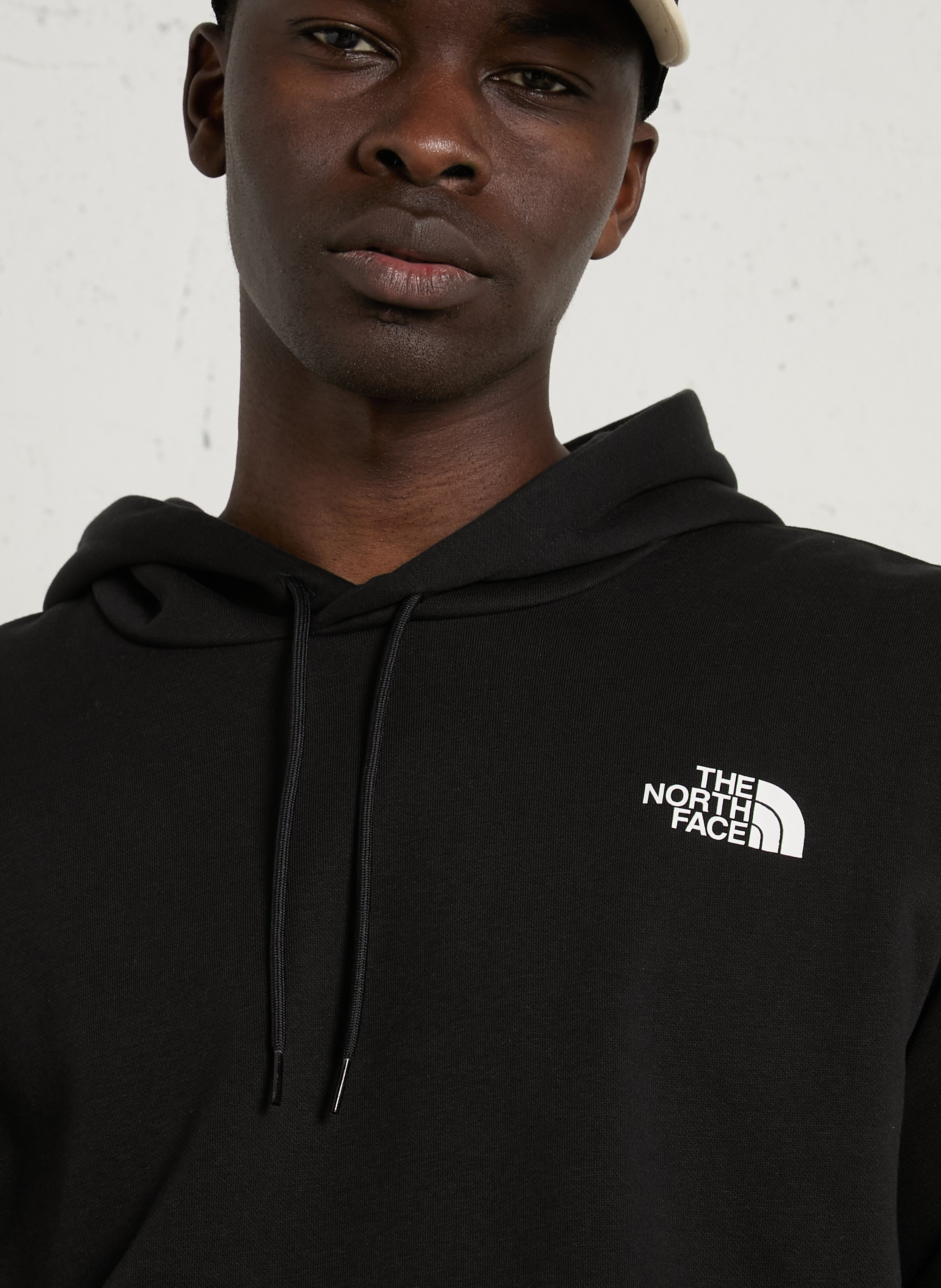 Bedruckter Kapuzenpullover aus Baumwollmischung THE NORTH FACE Schwarz