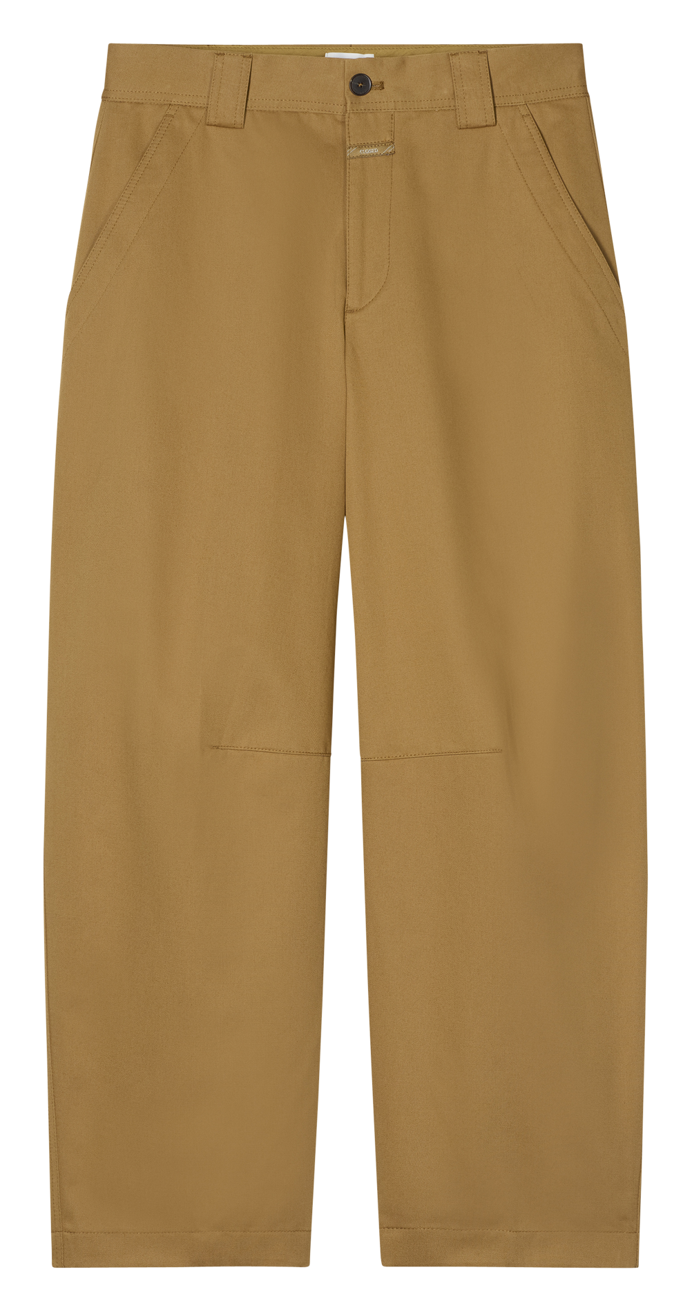 Pantalon large en coton CLOSED Marron