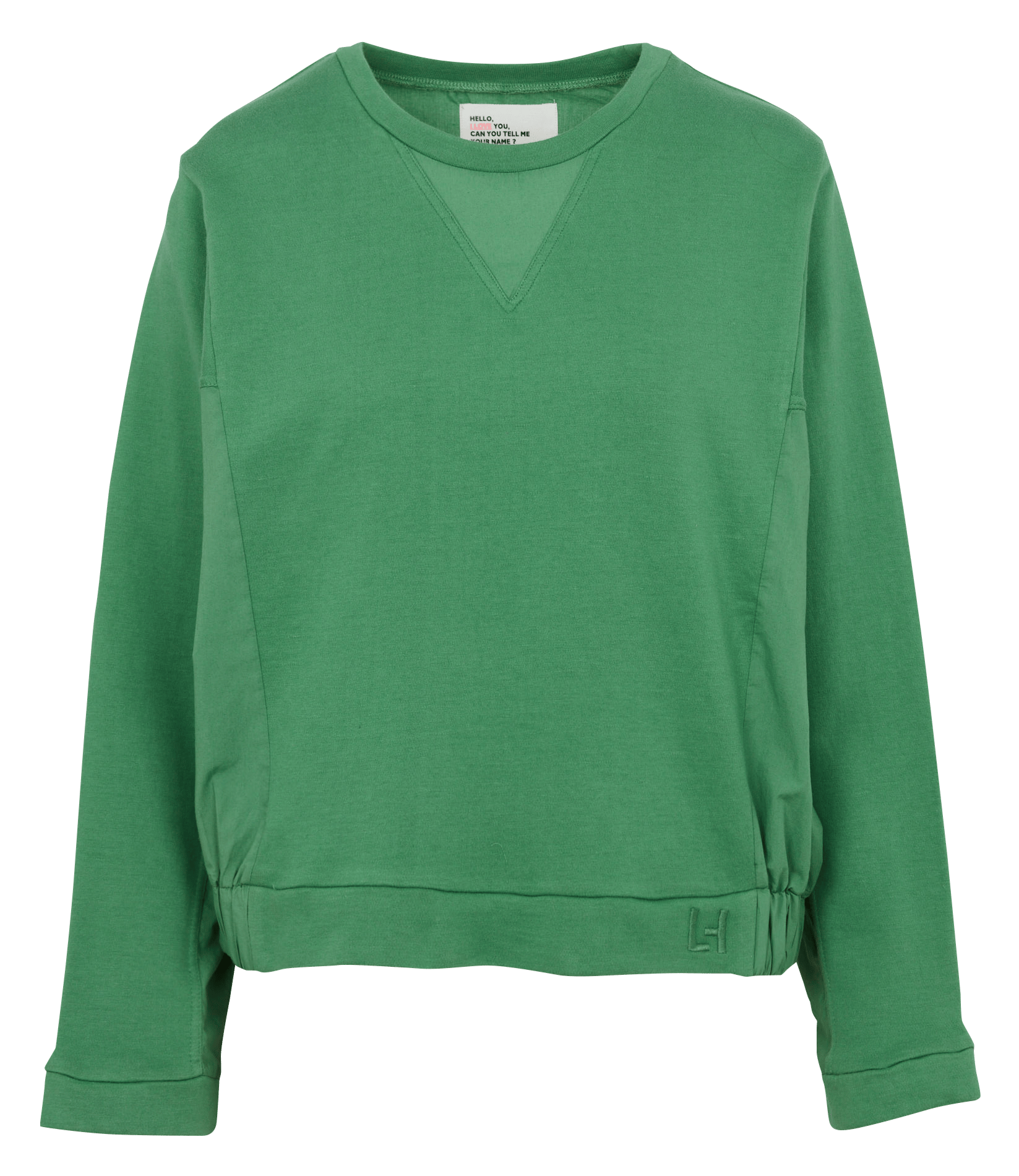 Sweat oversize en coton bio mélangé LEON & HARPER Vert
