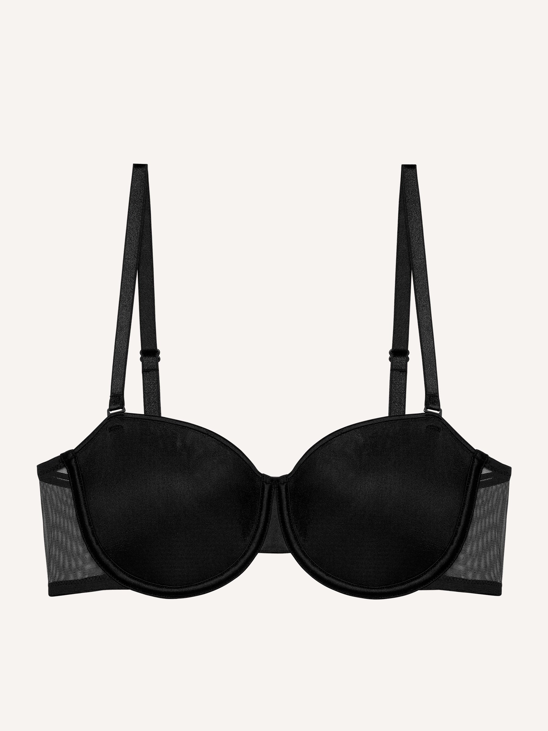 Soutien-gorge bandeau à armatures à coques PASSIONATA Noir