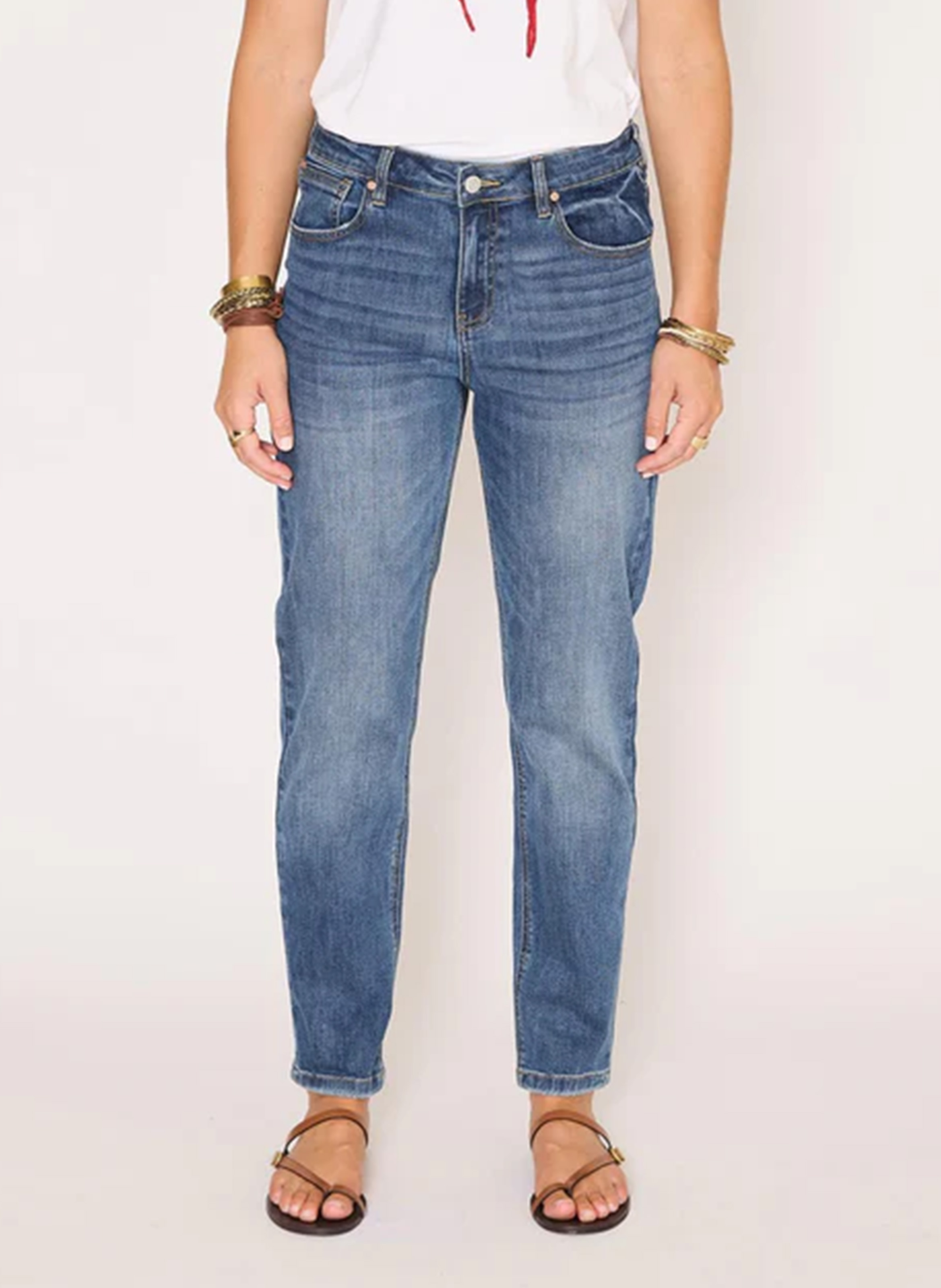 Cotton-blend jeans MKT Blue
