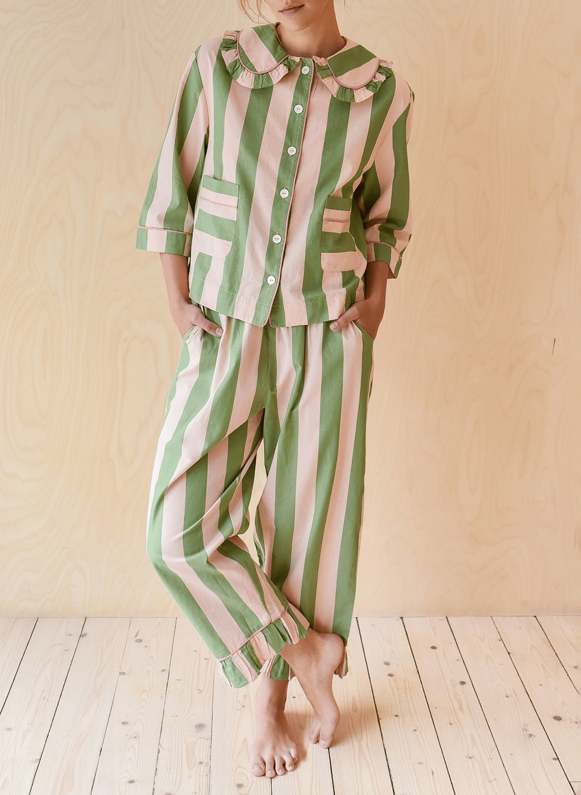 JEASON PLUS - Pyjama TBCO Grun