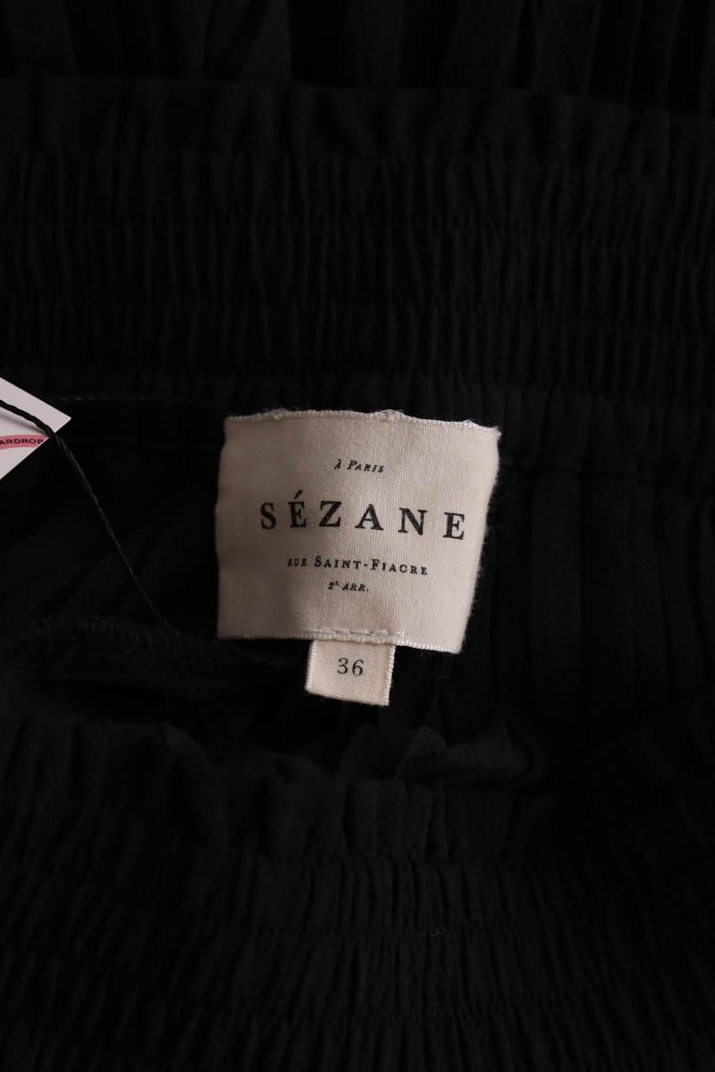 Pantalon large SEZANE - Seconde main Noir