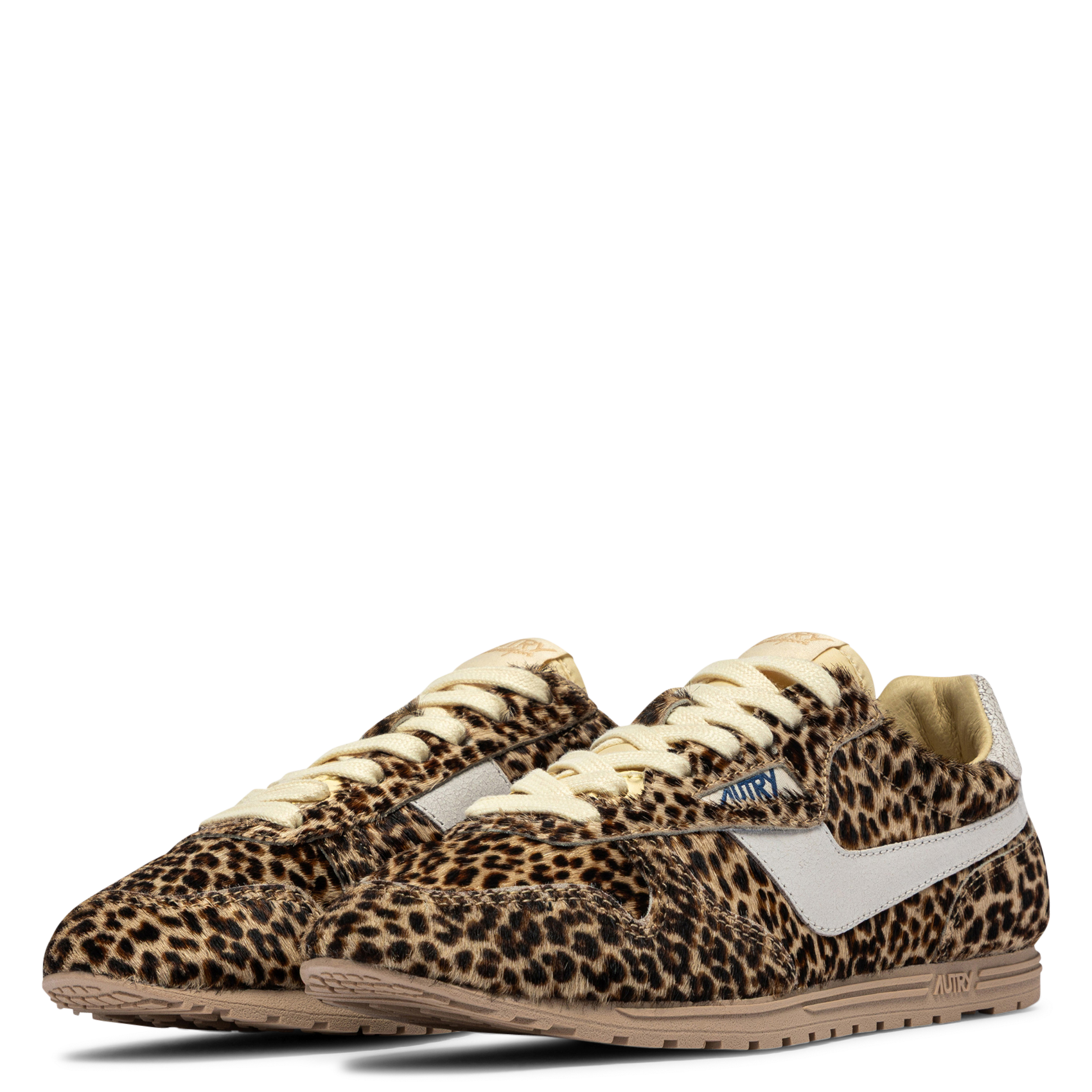 Leather low-top sneakers AUTRY Multicolored