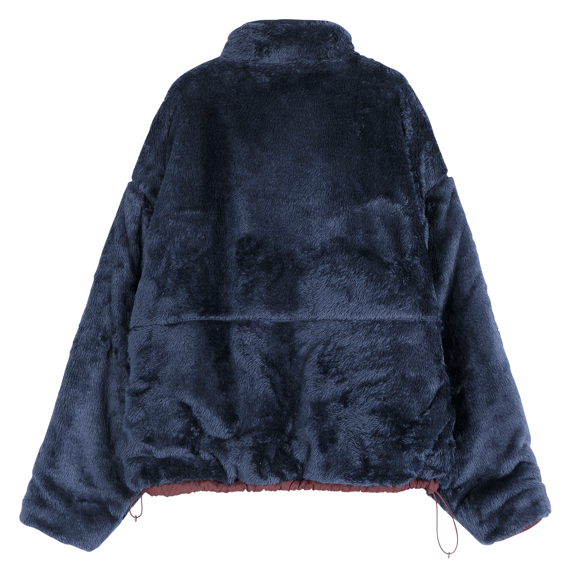 Omkeerbare color block jas met opstaande kraag BOBO CHOSES Bruin