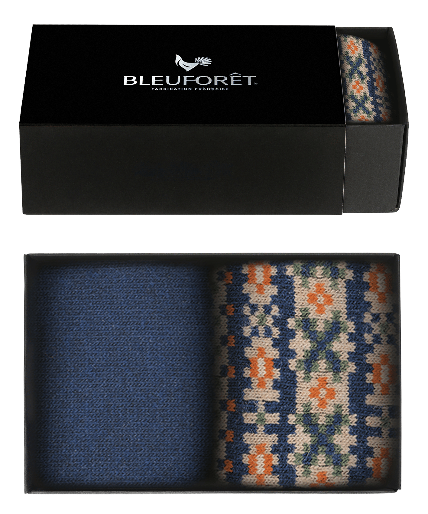 Set van 2 paar sokken BLEUFORET Blauw