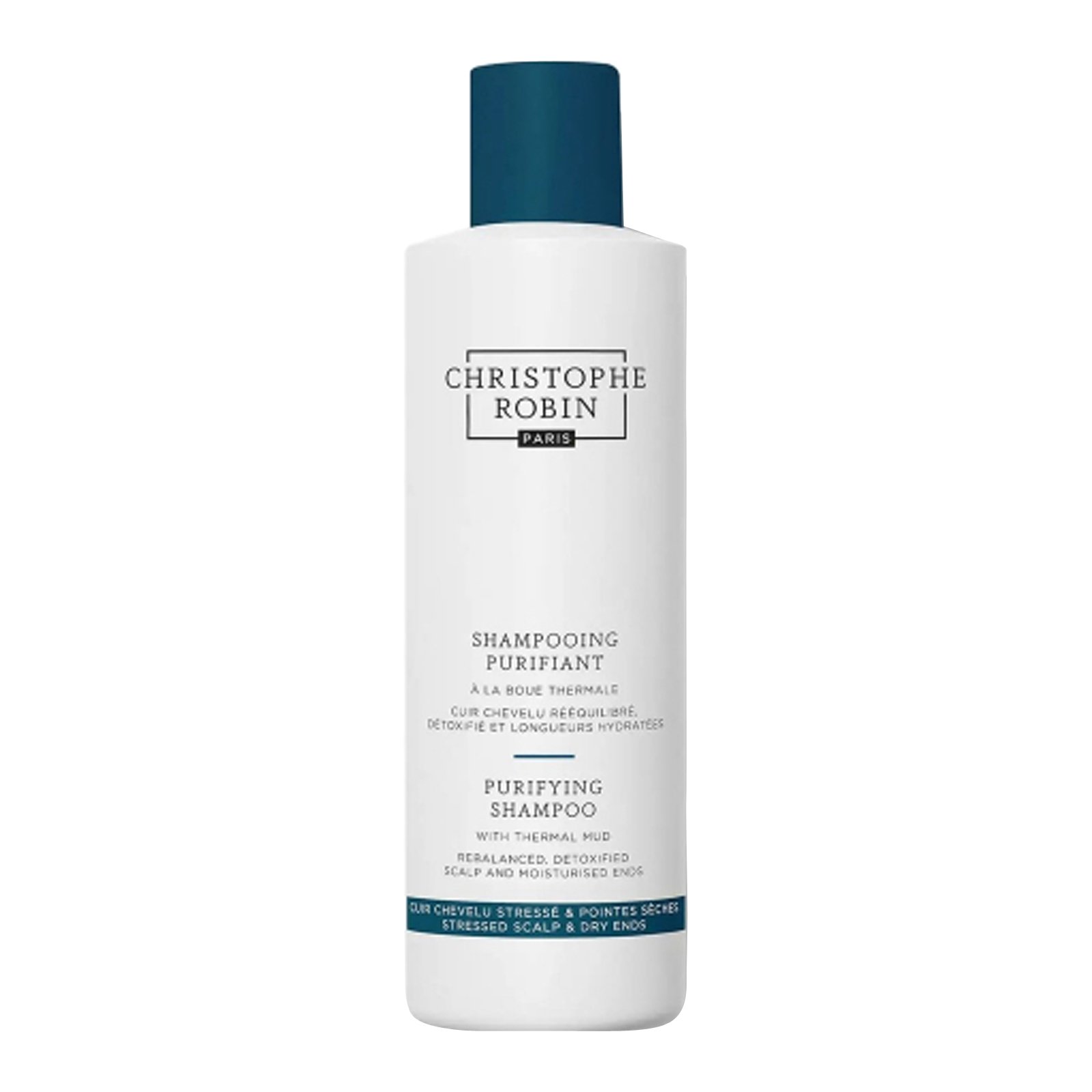 Shampoing purifiant à la boue thermale CHRISTOPHE ROBIN No color